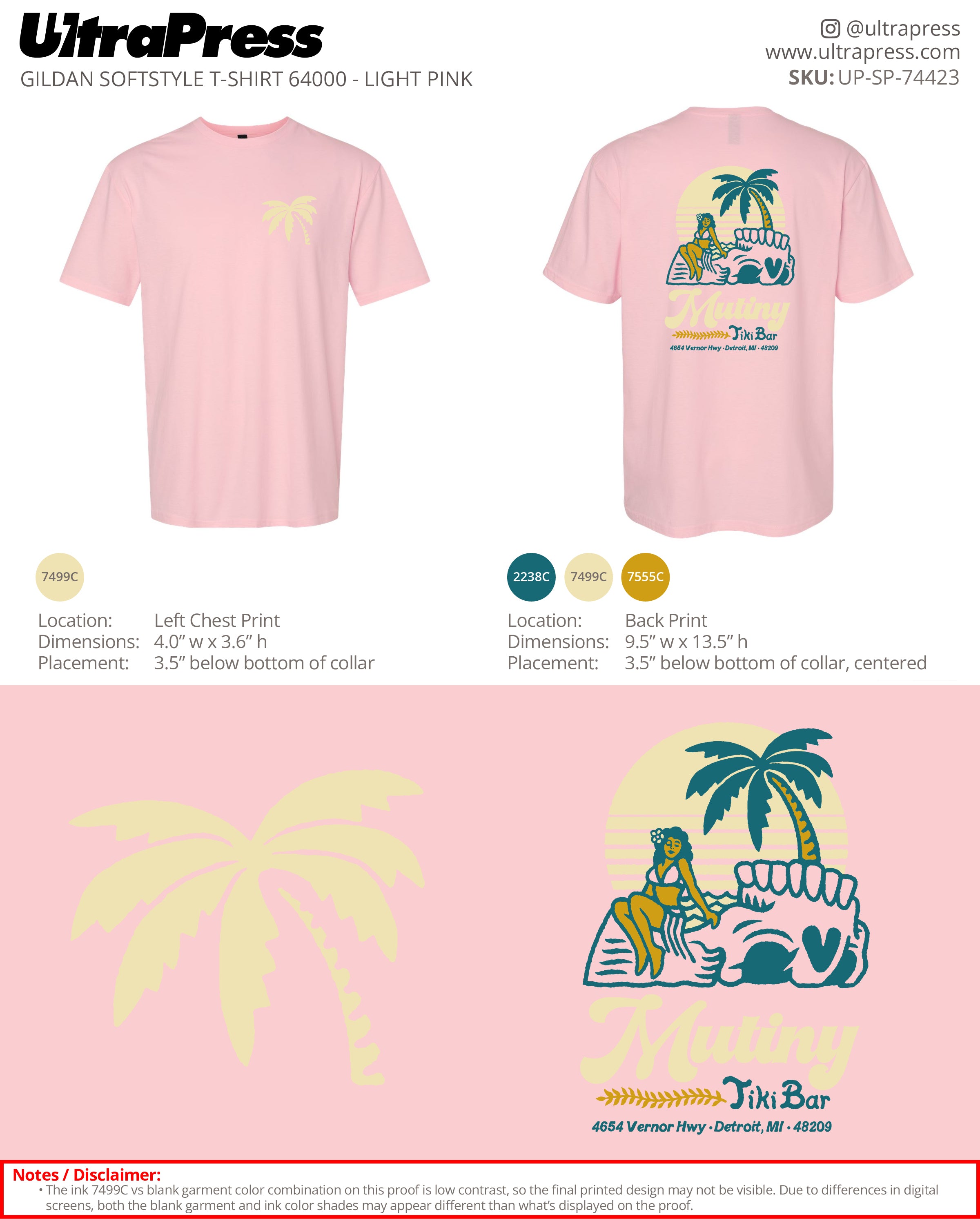 UP-SP-74423 Mutiny Tiki Bar - Dave Kwiatkowski 50 Min Qty (Bulk)