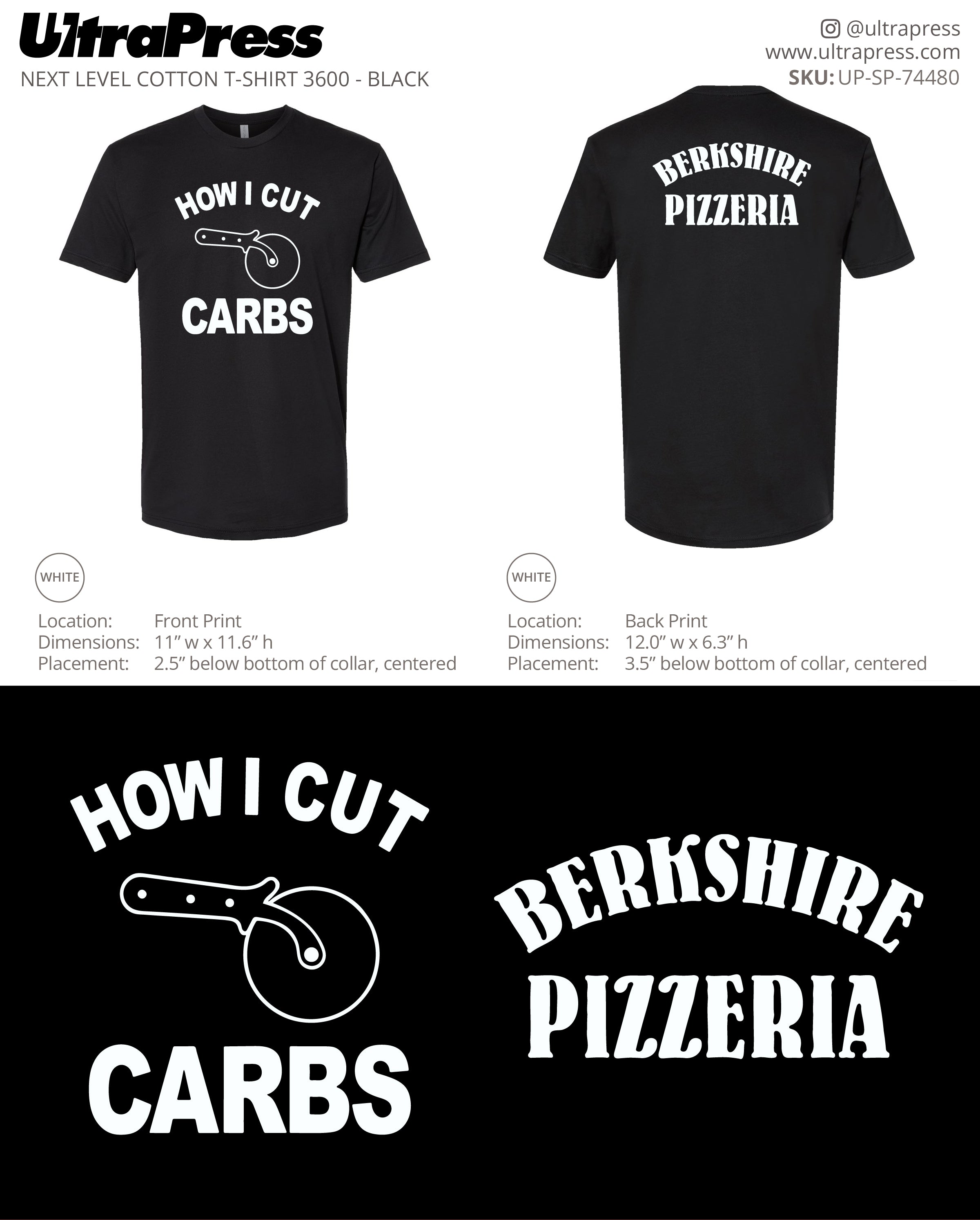 UP-SP-74480 Berkshire Pizzeria - Gregory Rowehl 100 Pieces Package (Bulk)