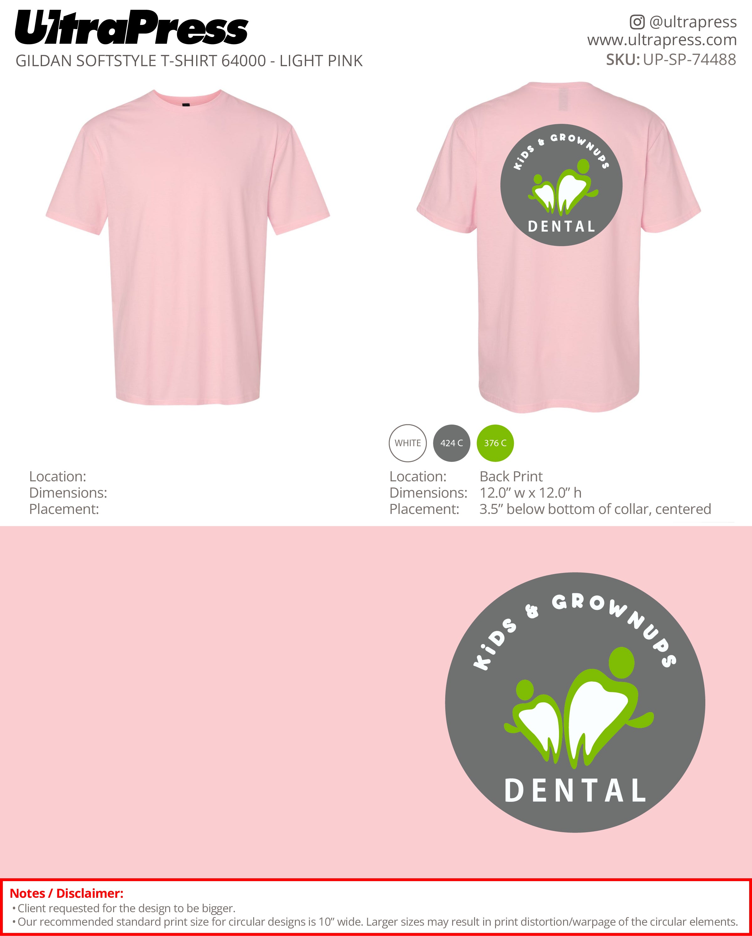 UP-SP-74488 Kids & Grownups Dental - Jinny Lee 100 Pieces Package (Bulk)