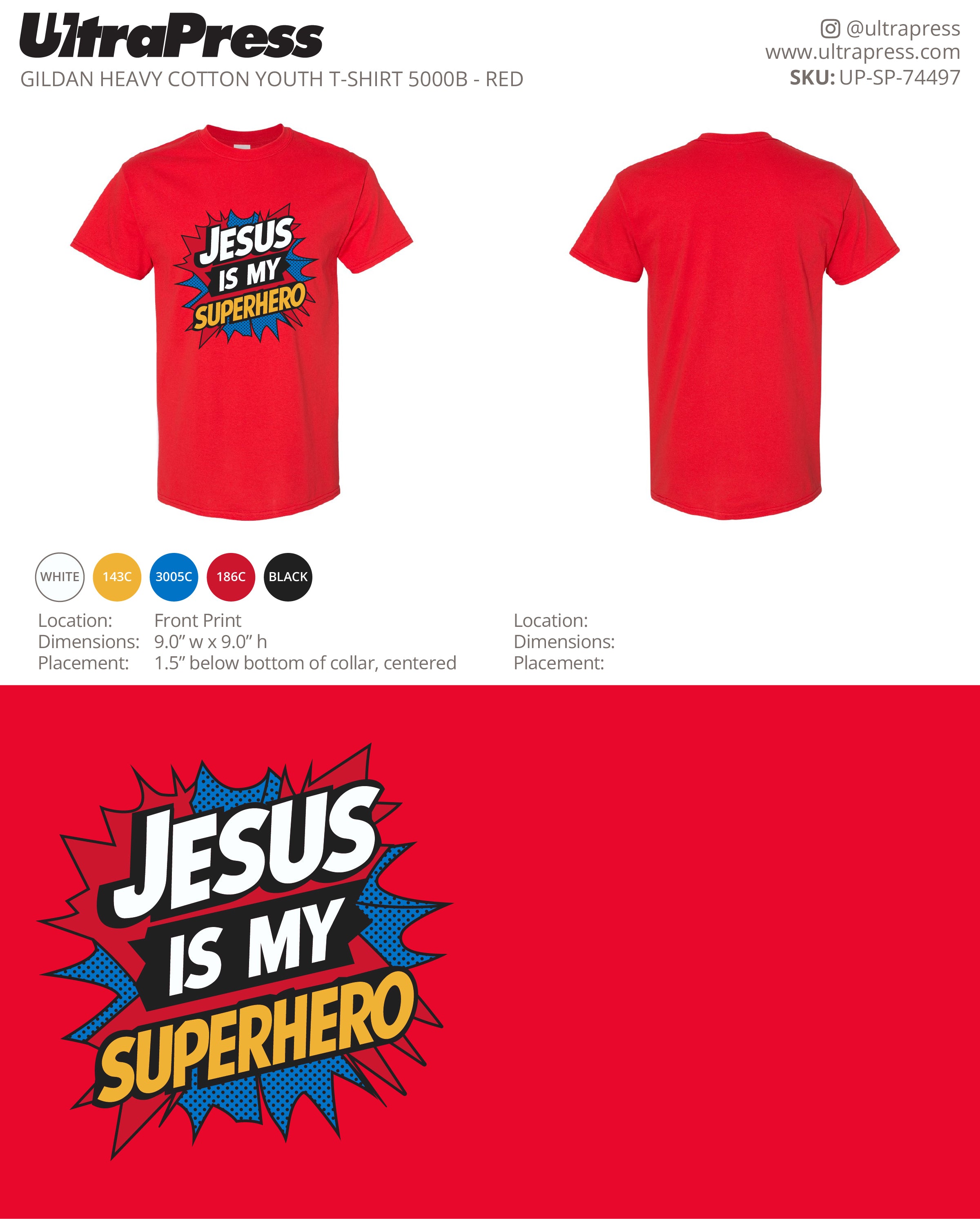 UP-SP-74497 Jesus is My Superhero - Mike Diapena 72 Min Qty (Bulk)