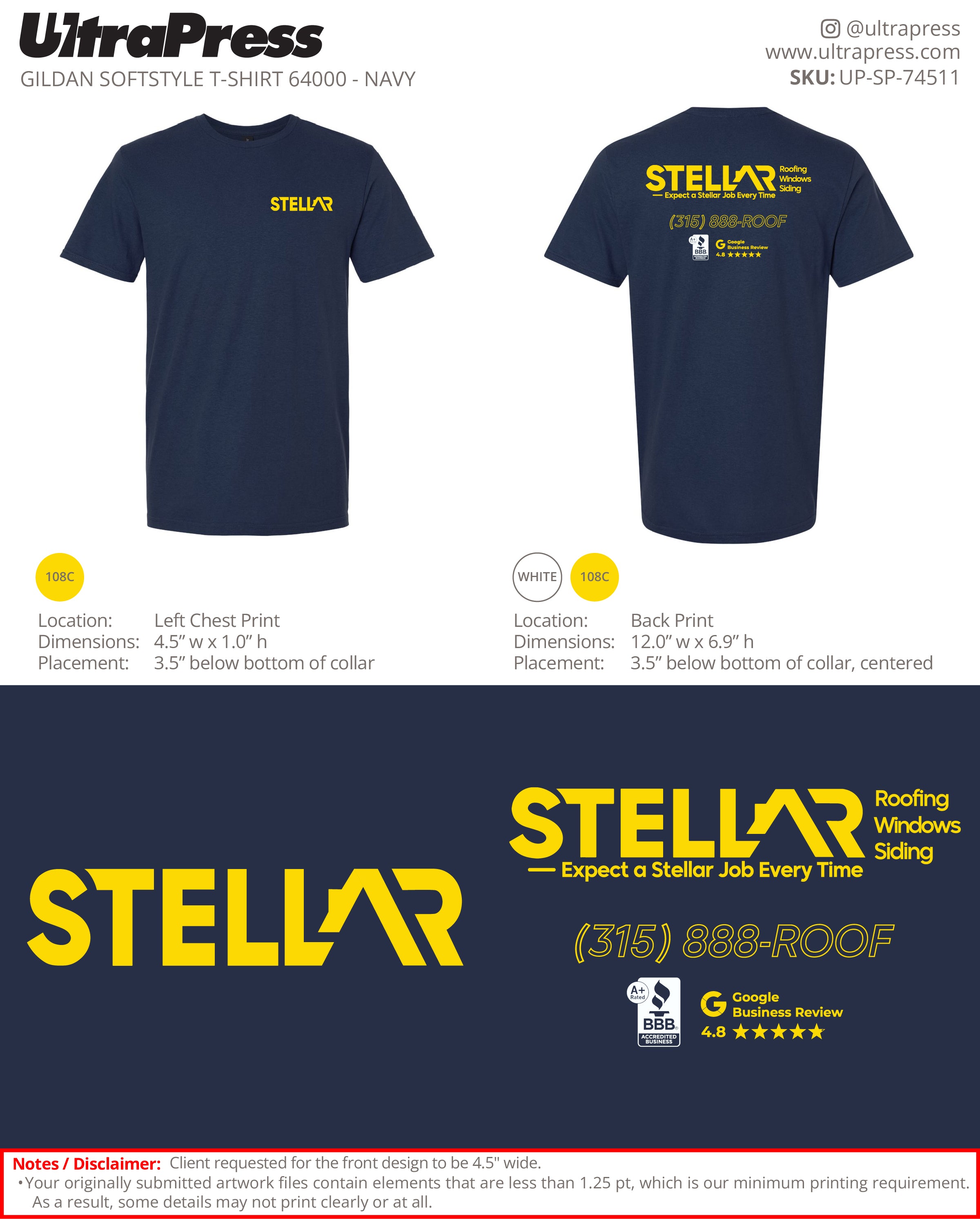 UP-SP-74511 Stellar Syracuse - Rich Healey 100 Min Qty (Bulk)