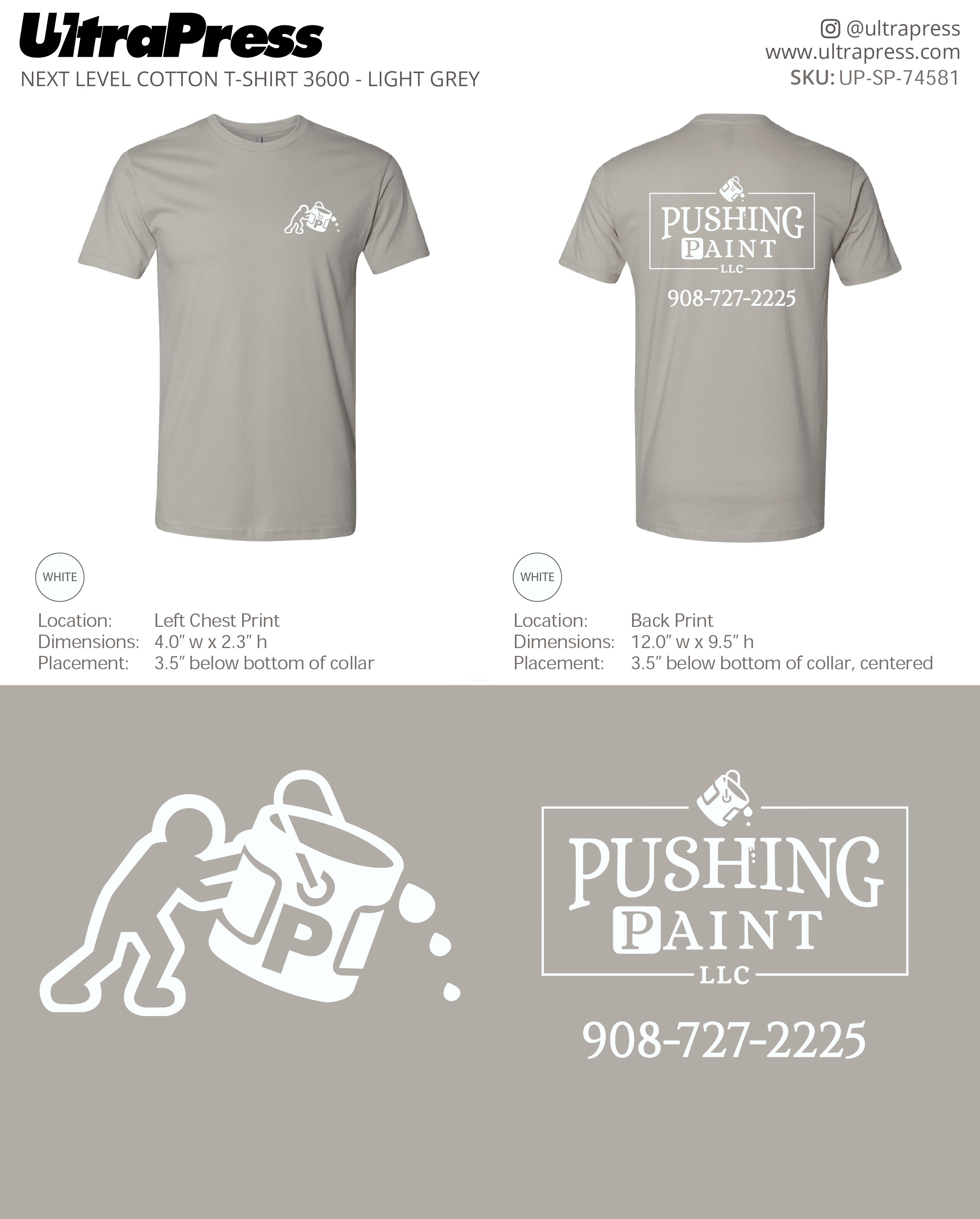 UP-SP-74581 Pushing Paint LLC - Craig Schubert 100 Pieces Package (Bulk)