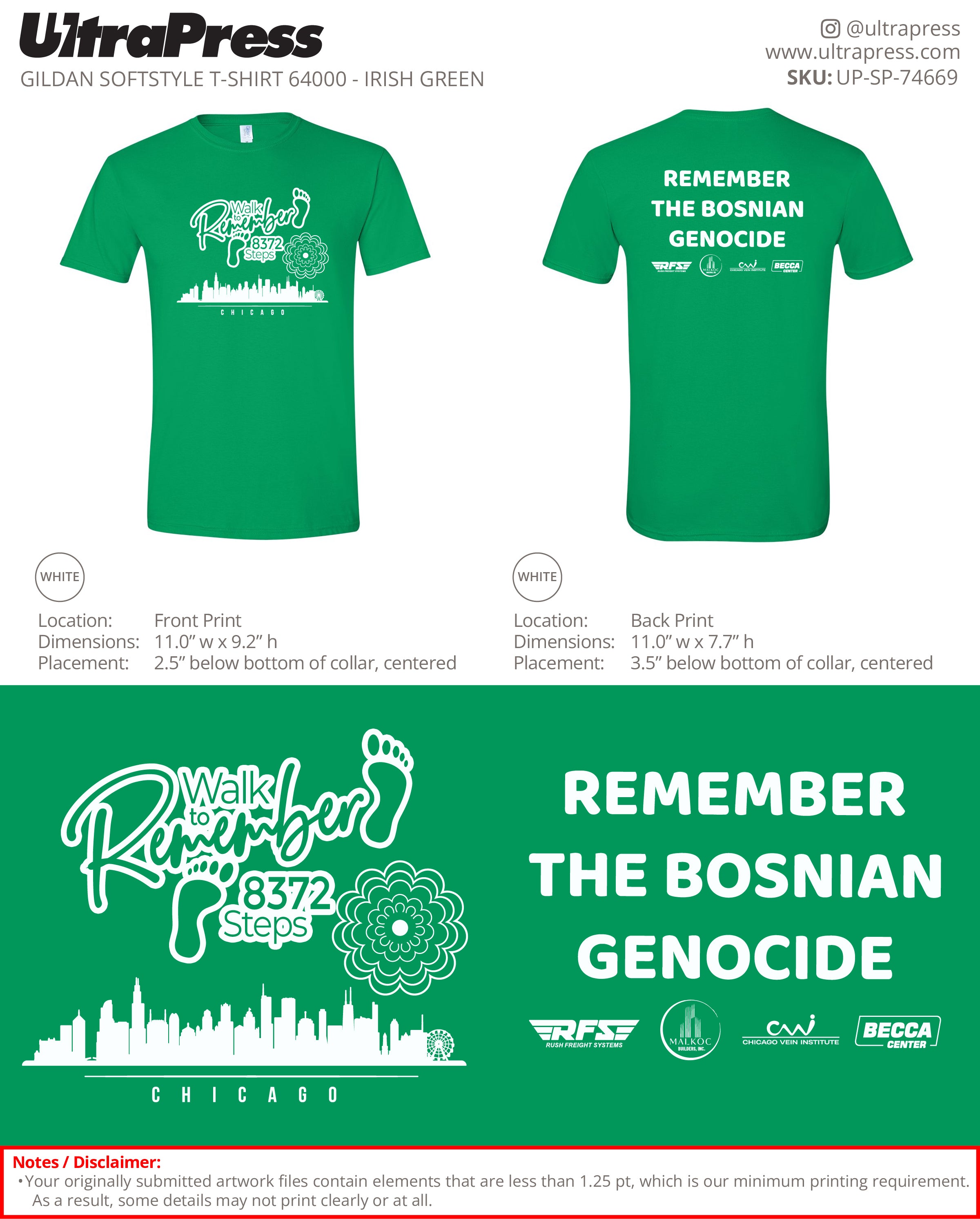 UP-SP-74669 Walk to Remember 2025 100 Min Qty (Bulk)