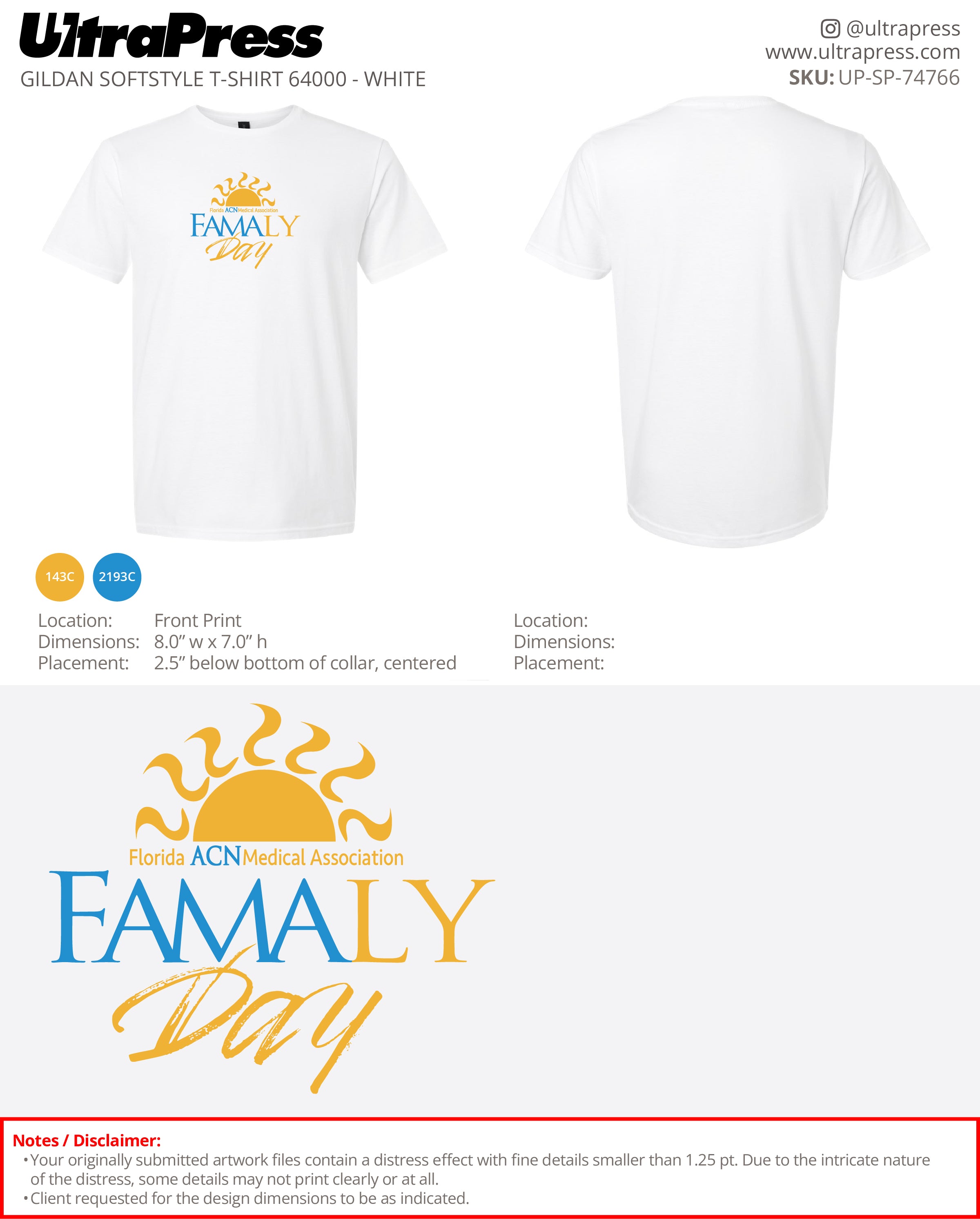 UP-SP-74766 Famaly Day - Nelly Figueroa 100 Pieces Package (Bulk)