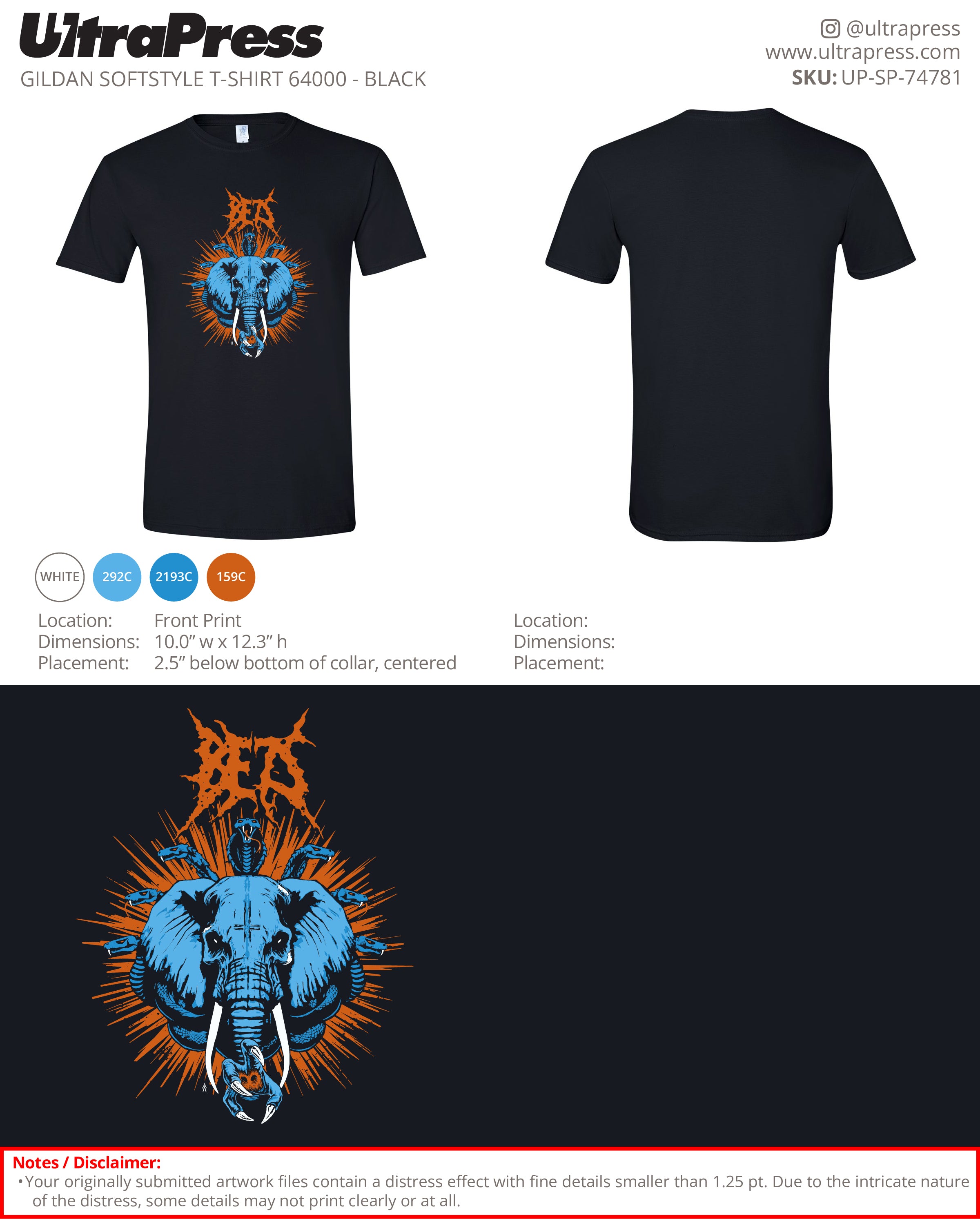 UP-SP-74781 BE7S Elephant 100 Min Qty (Bulk)