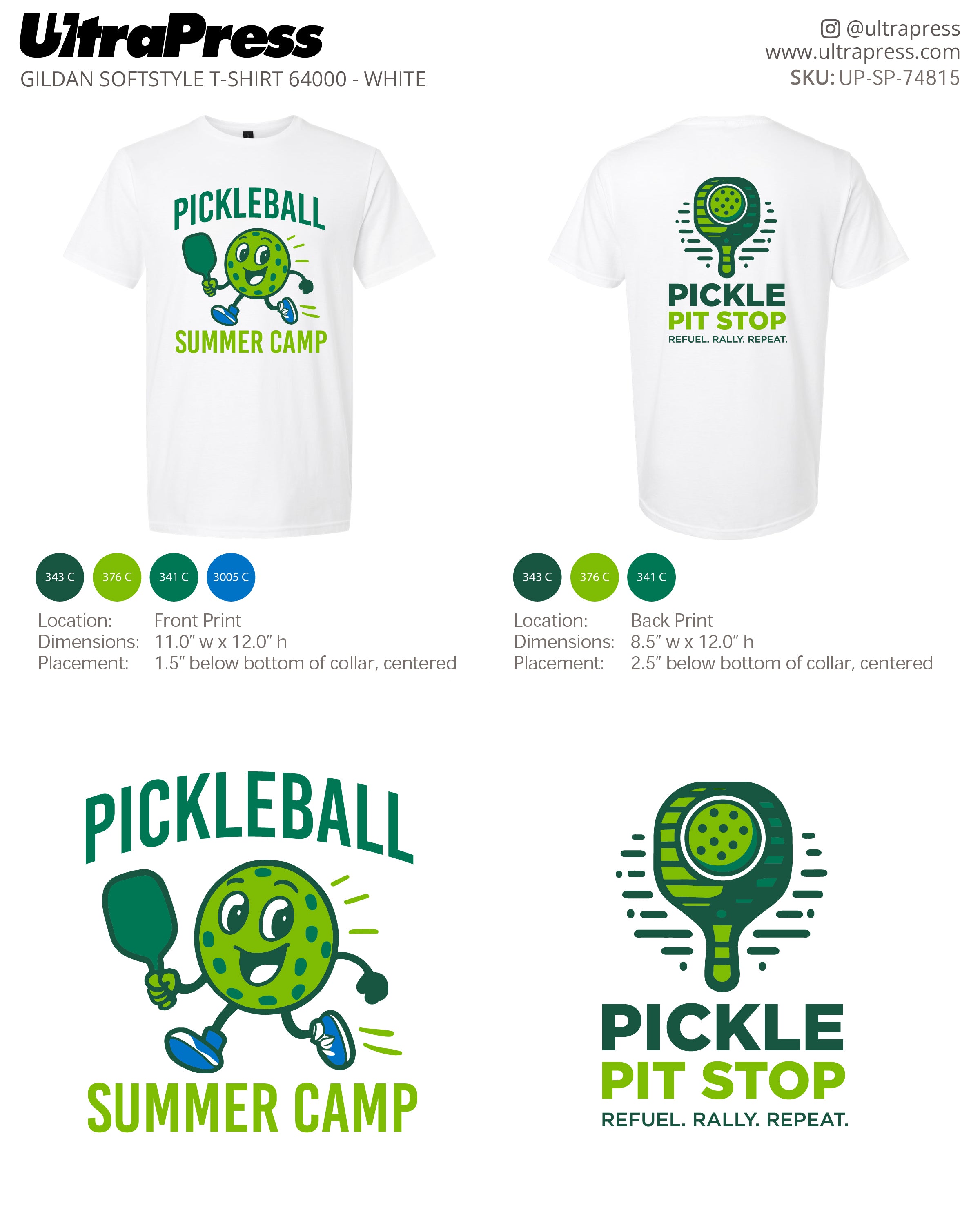 UP-SP-74815 Pickleball Summer Camp - 100 Min Qty (Bulk)