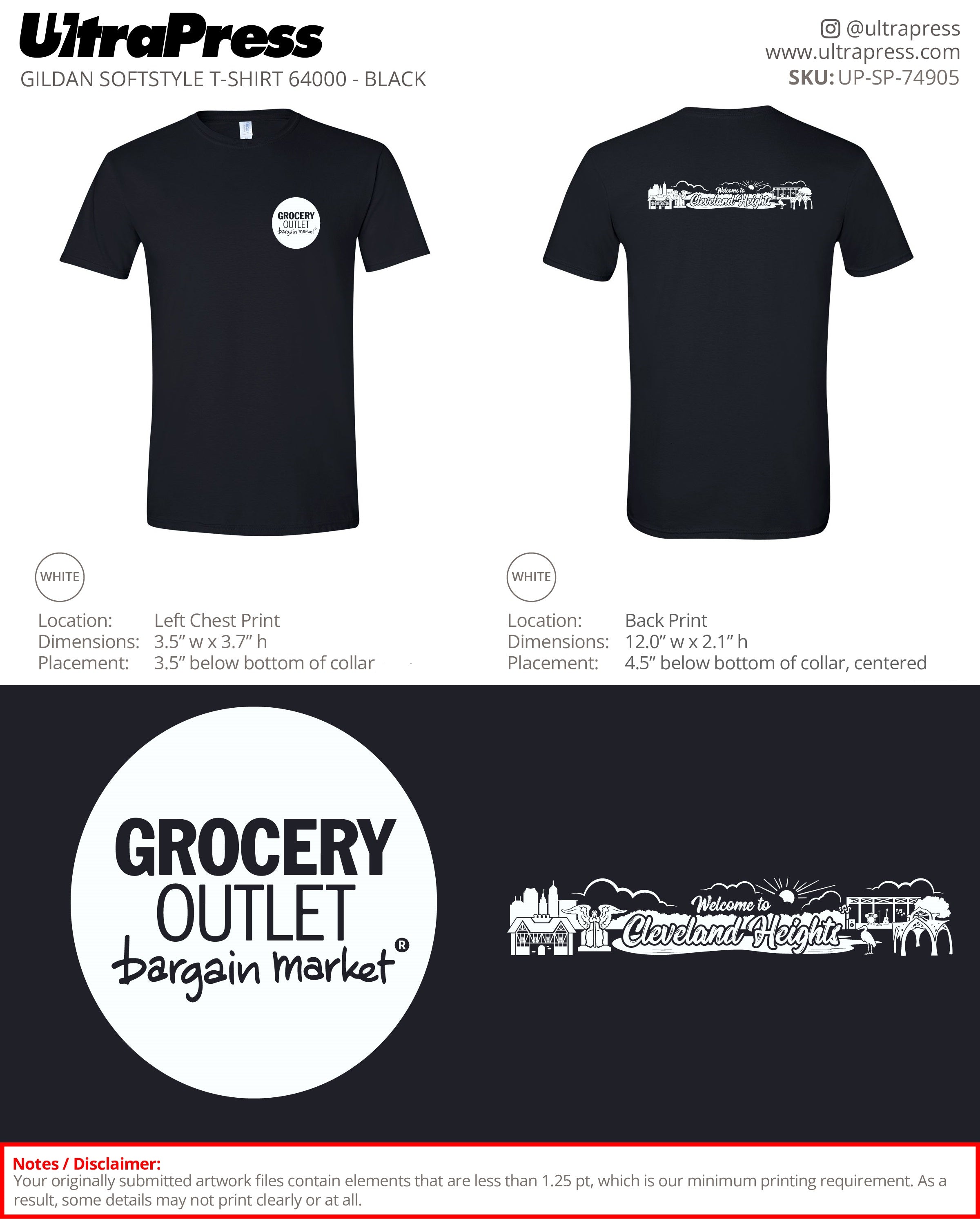 UP-SP-74905 Grocery Outlet - Michael Weber 24 Min Qty (Bulk)