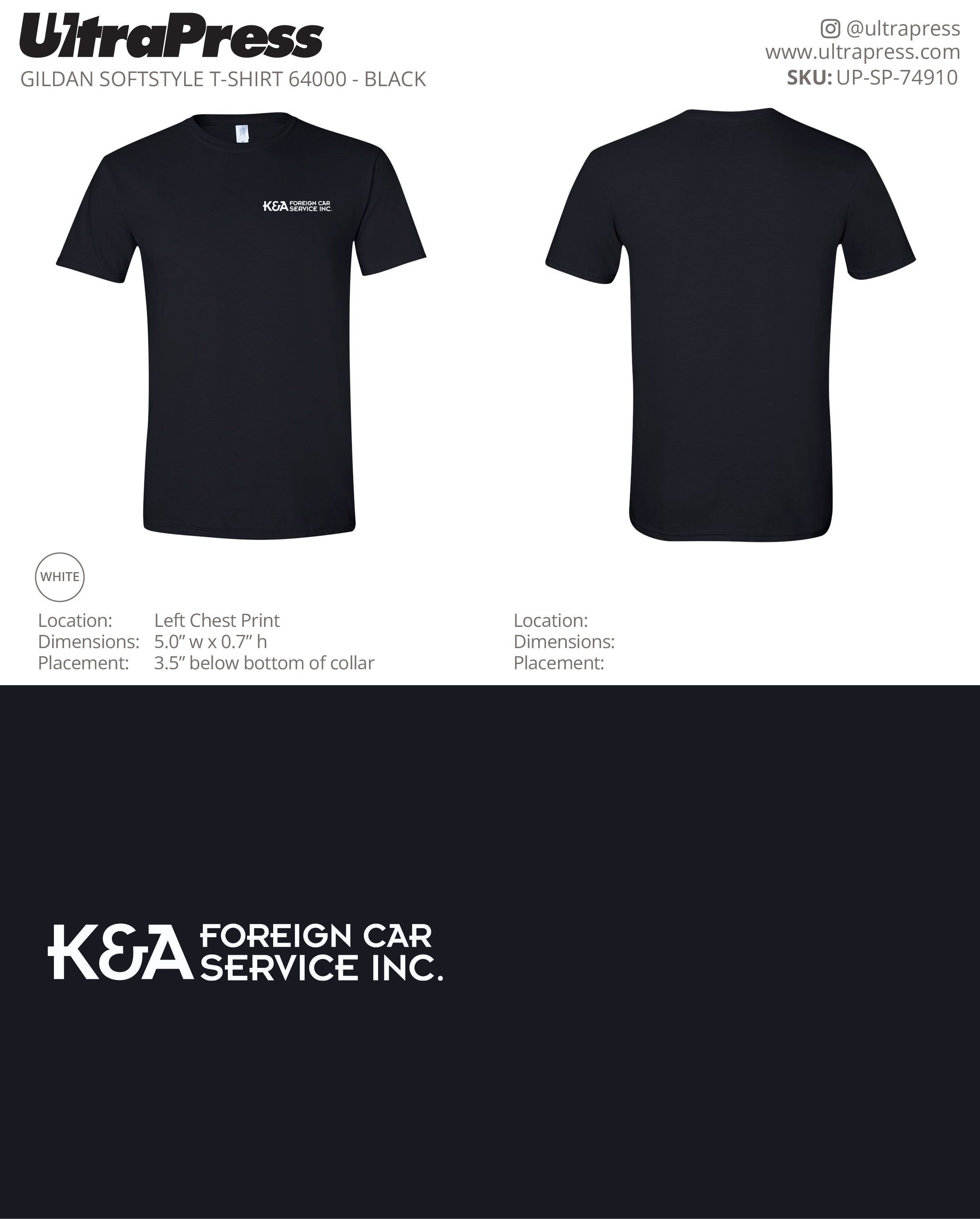 UP-SP-74910 K&A Foreign Car Service Inc. - Krystyna 100 Min Qty (Bulk)