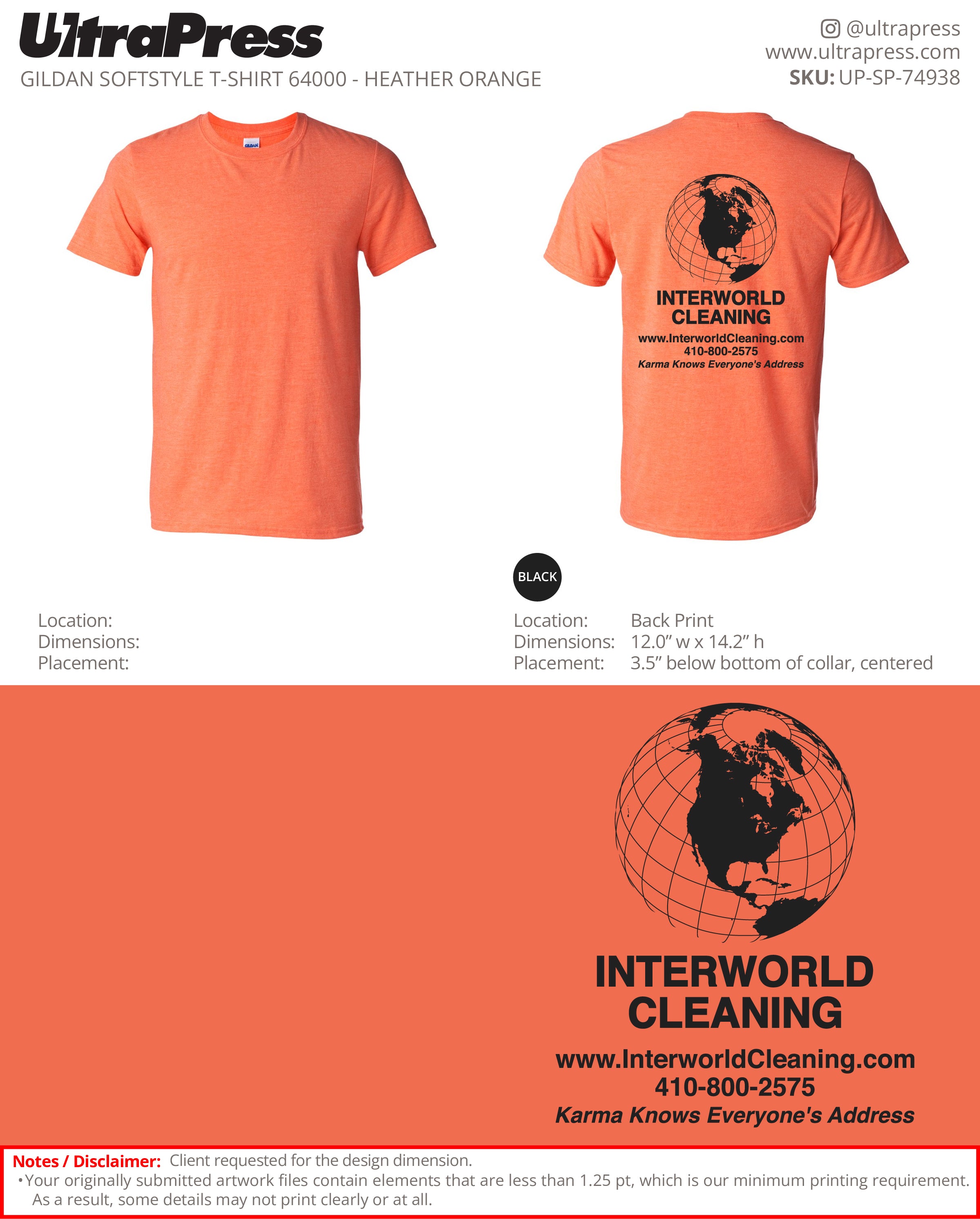 UP-SP-74938 Interworld Cleaning - Christina Hale 100 Min Qty (Bulk)