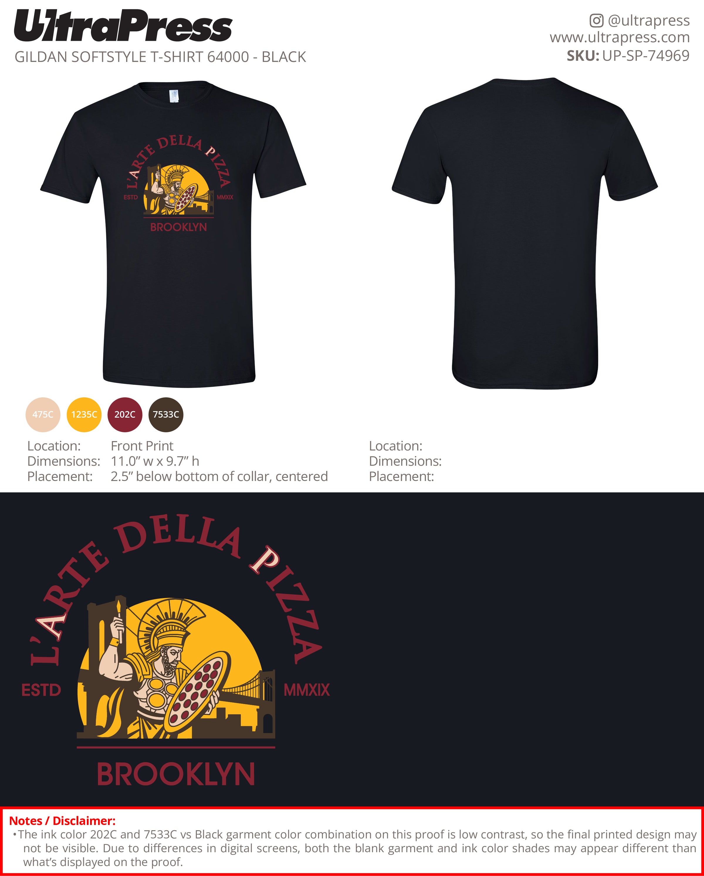 UP-SP-74969 L'Arte Della Pizza - Anna Villani 100 Min Qty (Bulk)