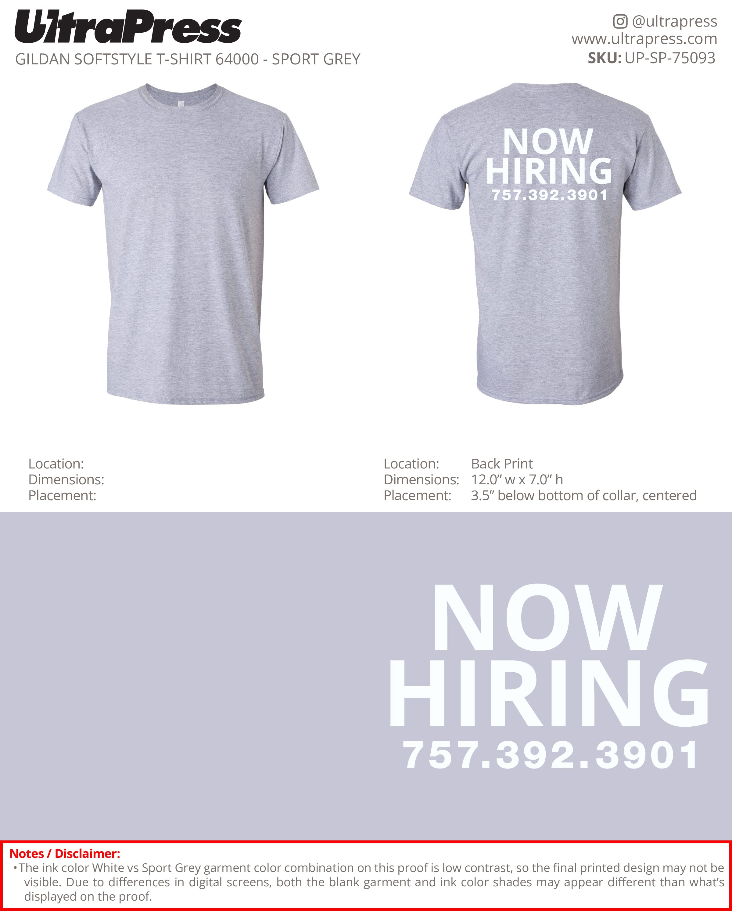 UP-SP-75115 Now Hiring - Latoya Boone 100 Min Qty (Bulk)