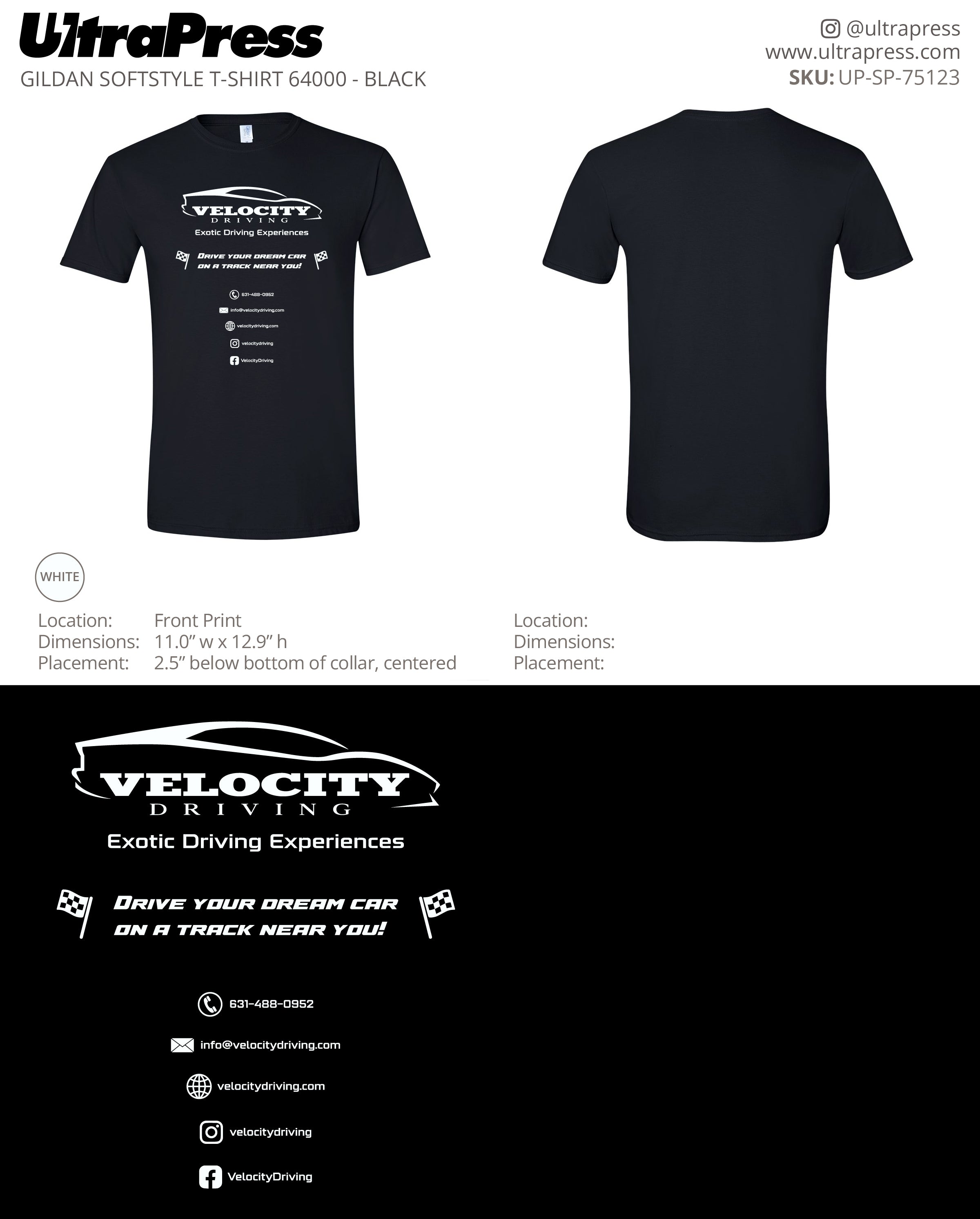 UP-SP-75123 Velocity Driving - Chris Scaturo 100 Min Qty (Bulk)