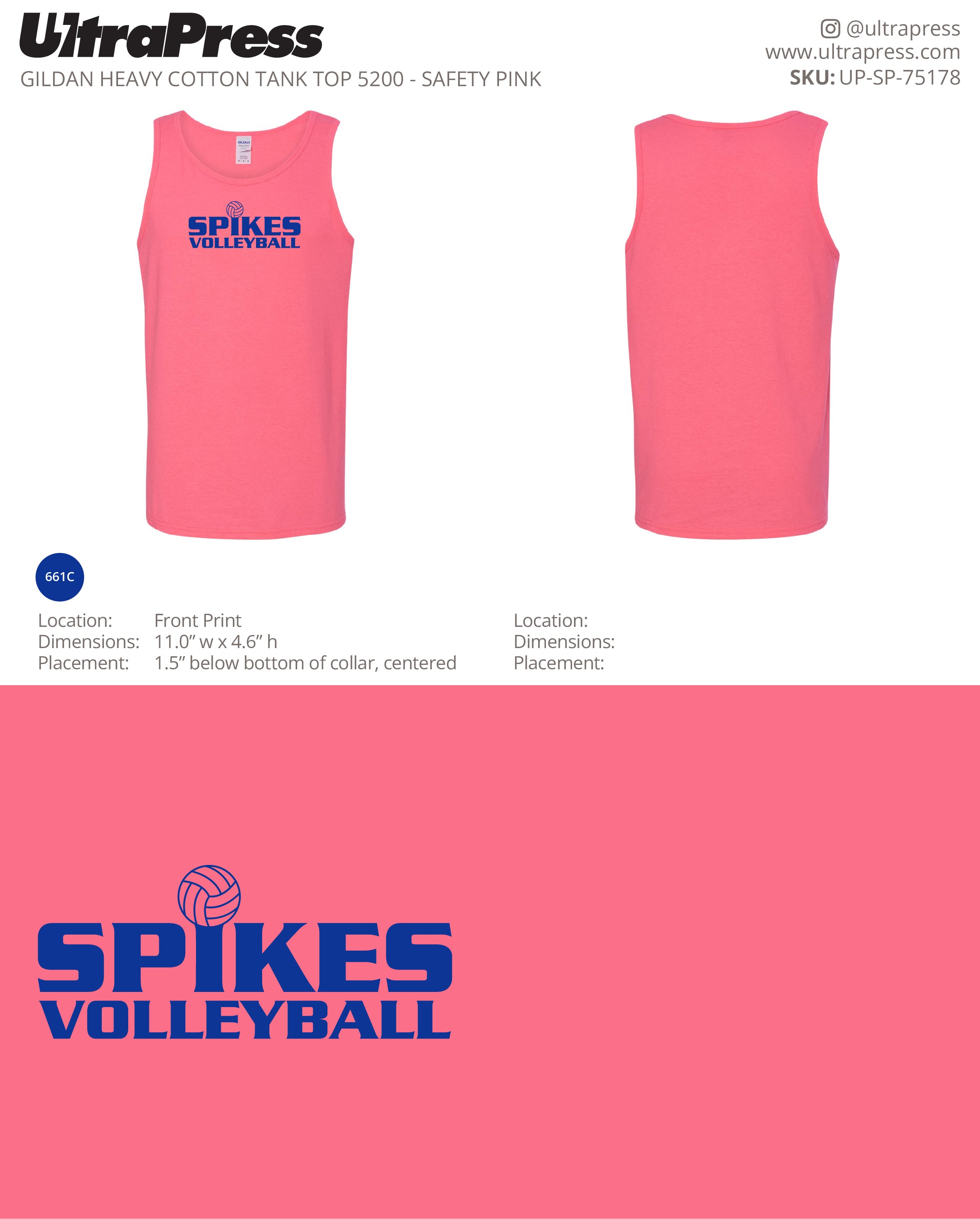 UP-SP-75178 Spikes Volleyball Tanks - Nick 72 Min Qty (Bulk)