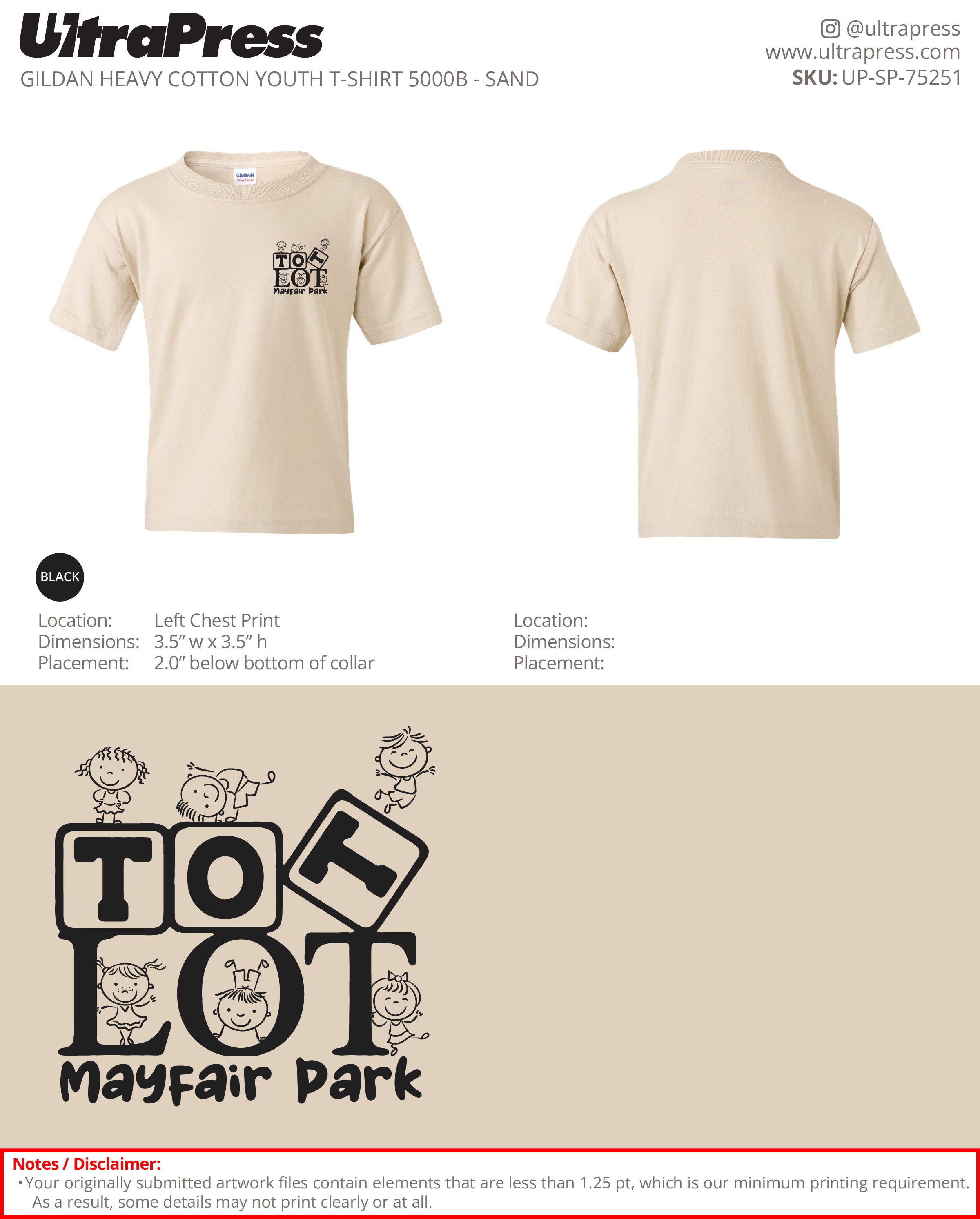 UP-SP-75251 Tot Lot Mayfair Park - Malissa Hernandez 100 Min Qty (Bulk)