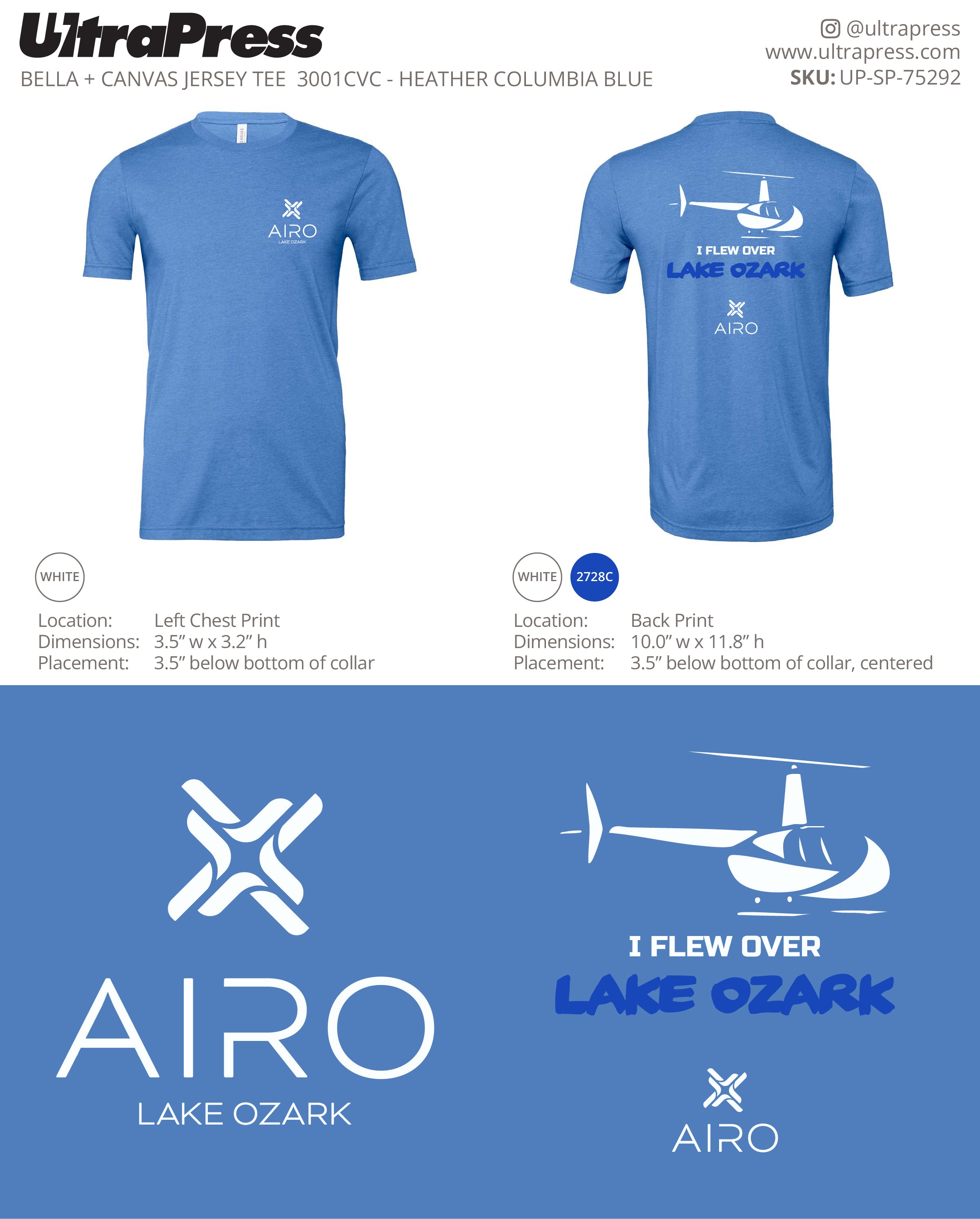 UP-SP-75292 Airo Lake Ozark - Camron McAhren 100 Min Qty (Bulk)