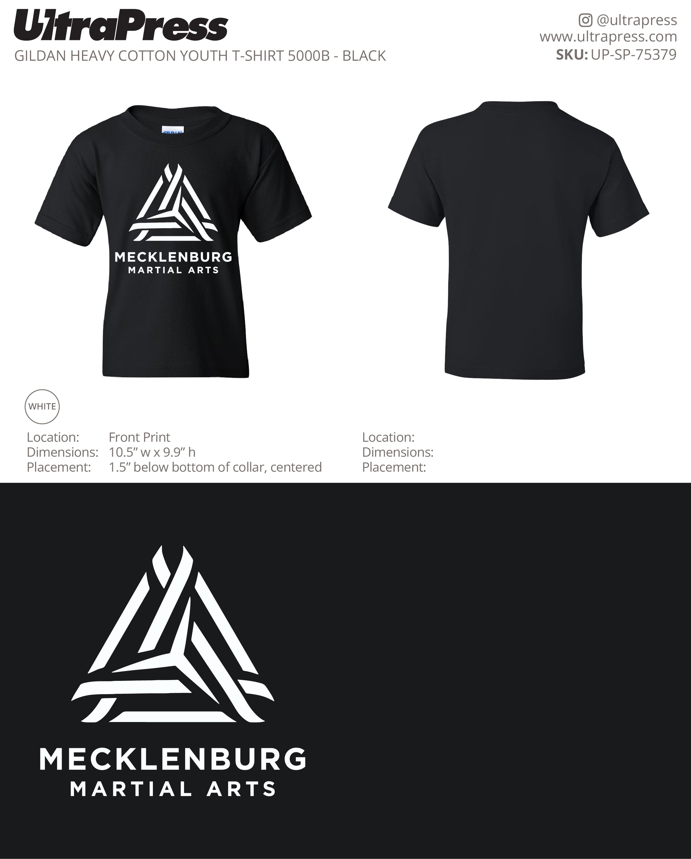 UP-SP-75379 Mecklenburg Martial Arts - Alexis Boncore 100 Min Qty (Bulk)