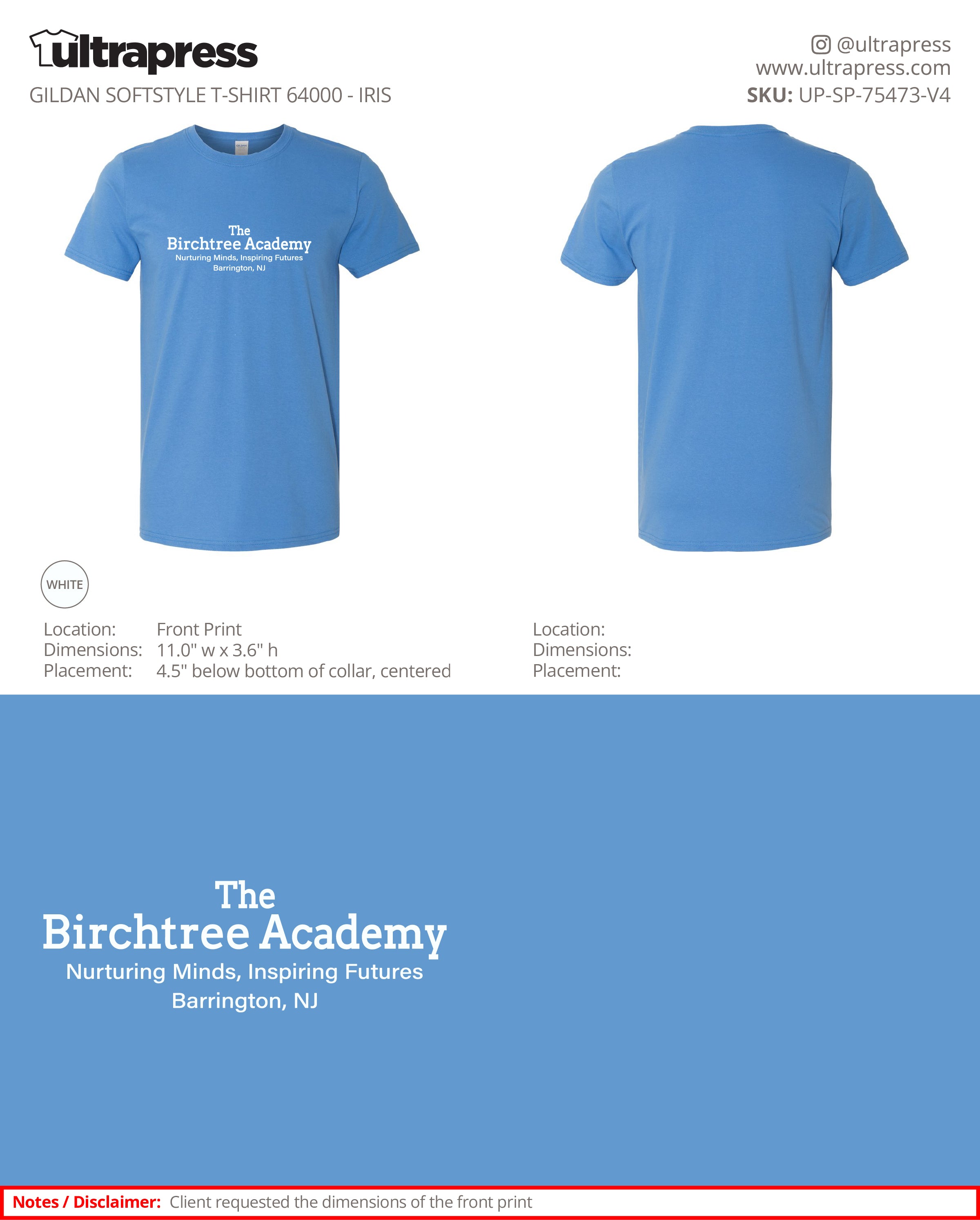 UP-SP-75473 The Birchtree Academy - Christine Silvanio - 29 Min Qty (Bulk)