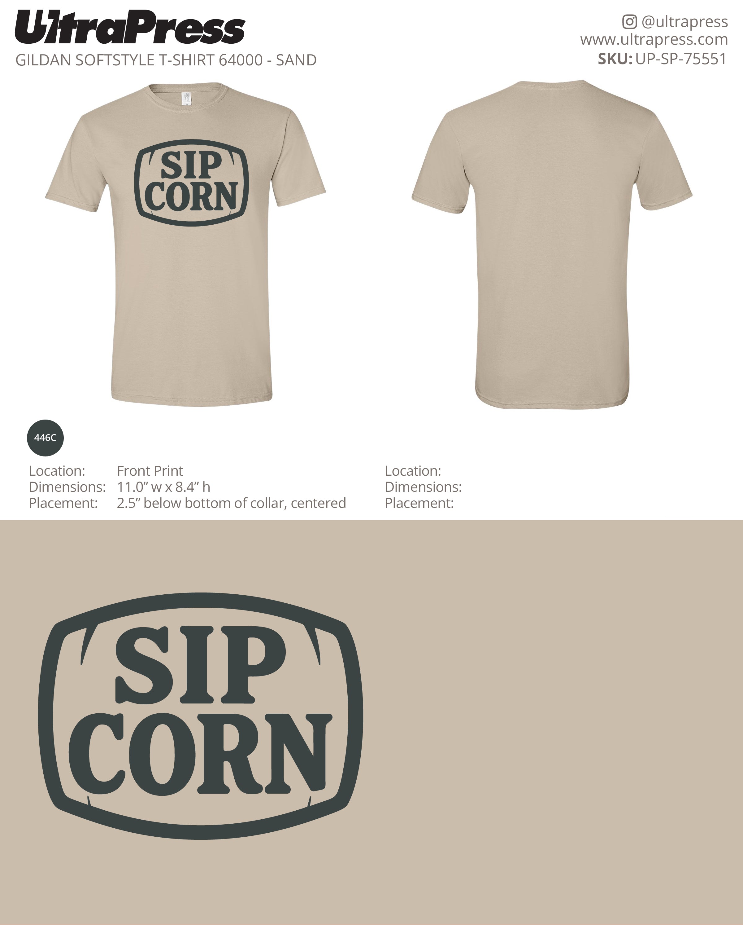 UP-SP-75551 Sip Corn - Tony Catanzaro 100 Min Qty (Bulk)