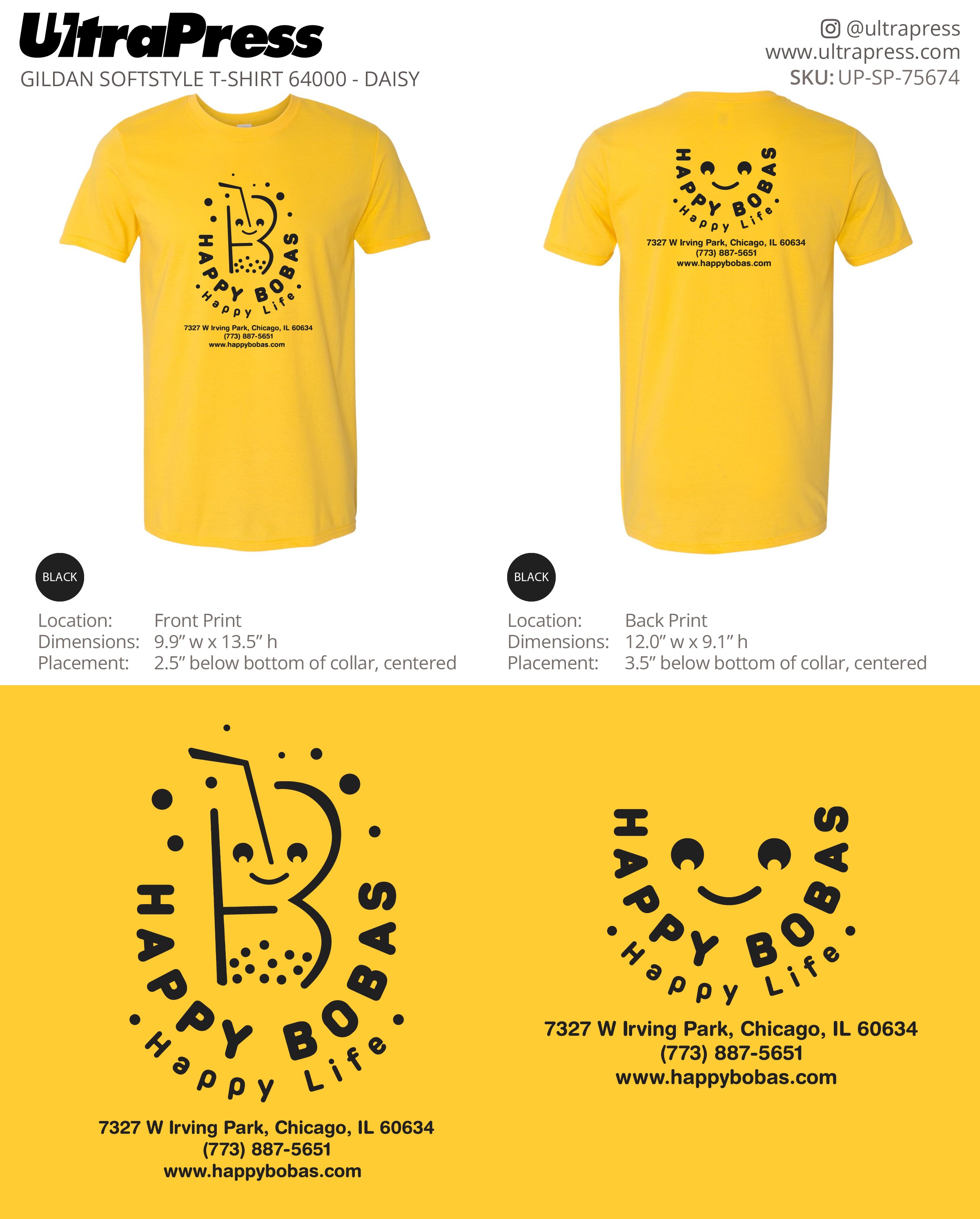 UP-SP-75674 Happy Bobas Happy Life - Kelly Pham 100 Min Qty (Bulk)