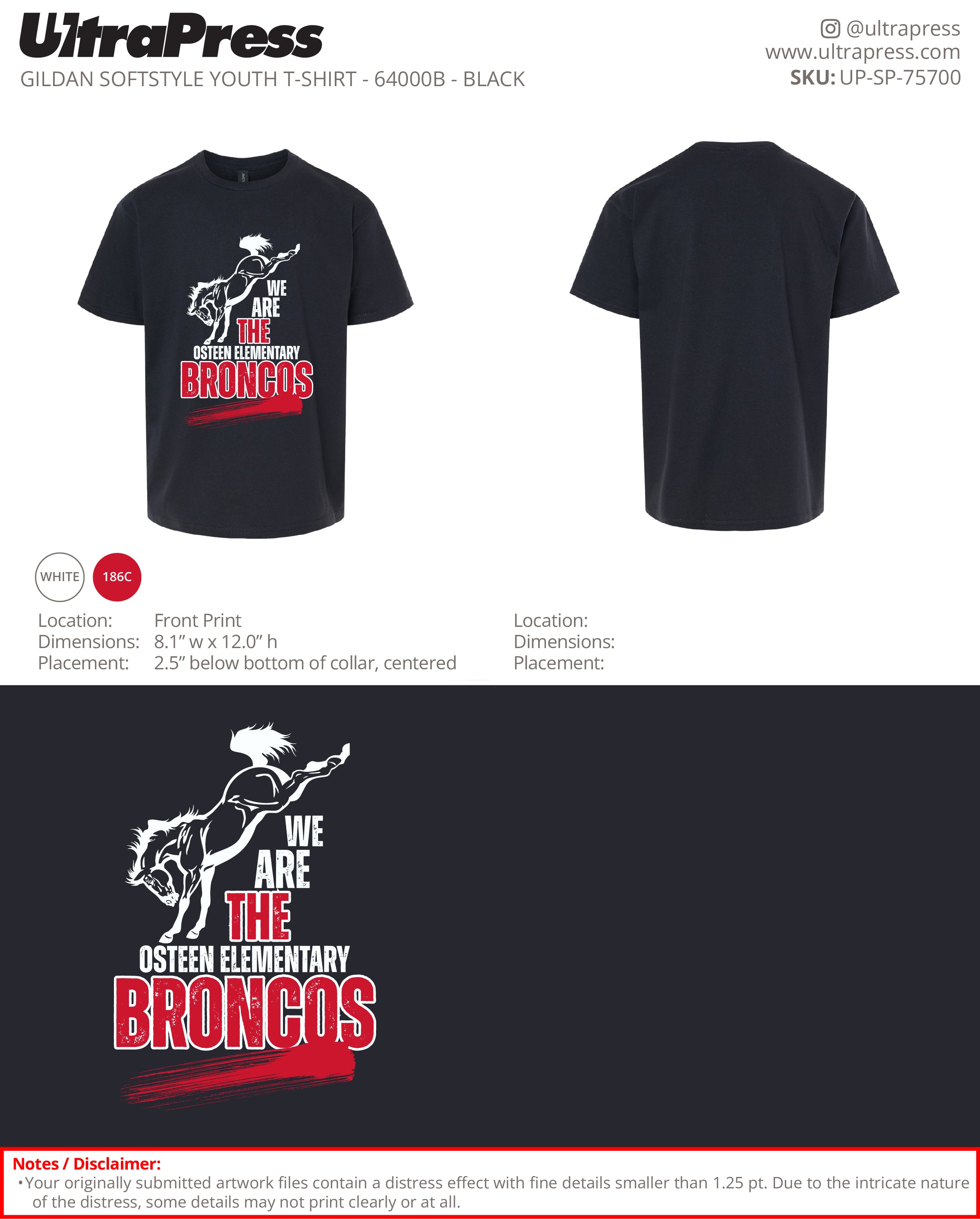 UP-SP-75700 Broncos - Rachel Peacock 100 Min Qty (Bulk)