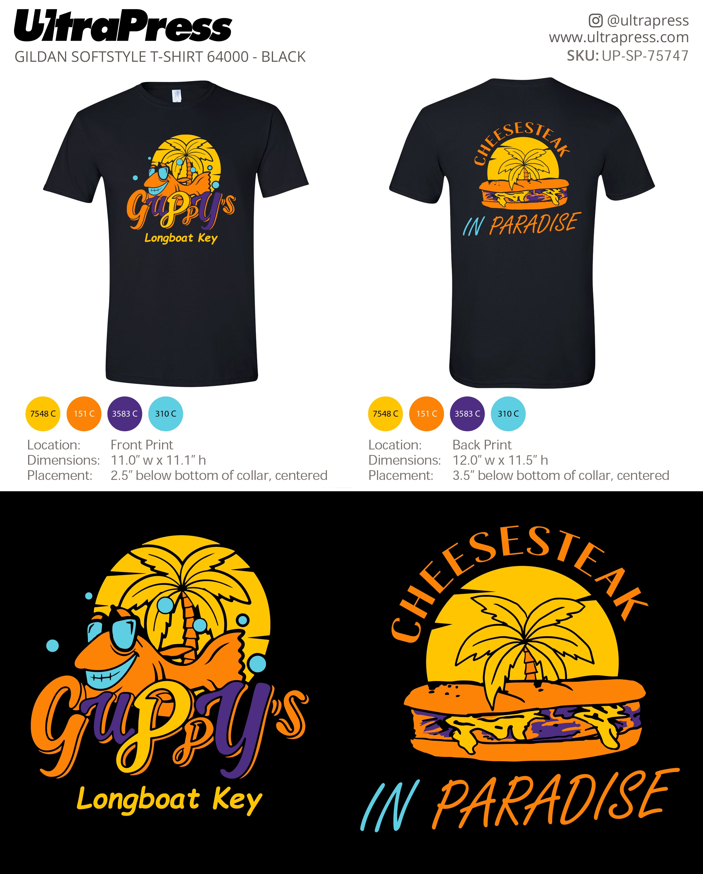 UP-SP-75747 Cheesesteak In Paradise - Robin Gupta 100 Pieces Package (Bulk)