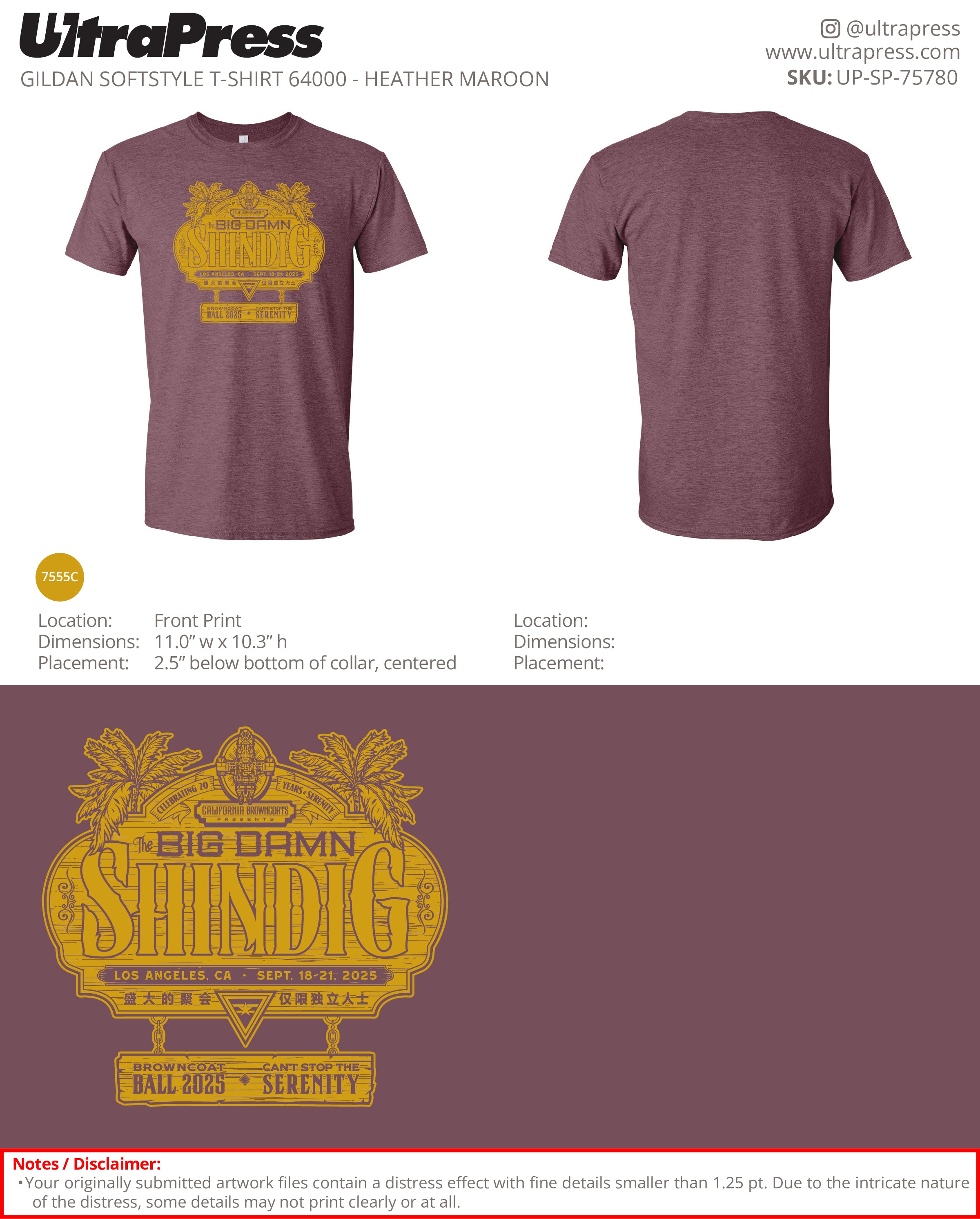 UP-SP-75780 Big Damn Shindig - Lynelle Miliate-Ha 50 Min Qty (Bulk)