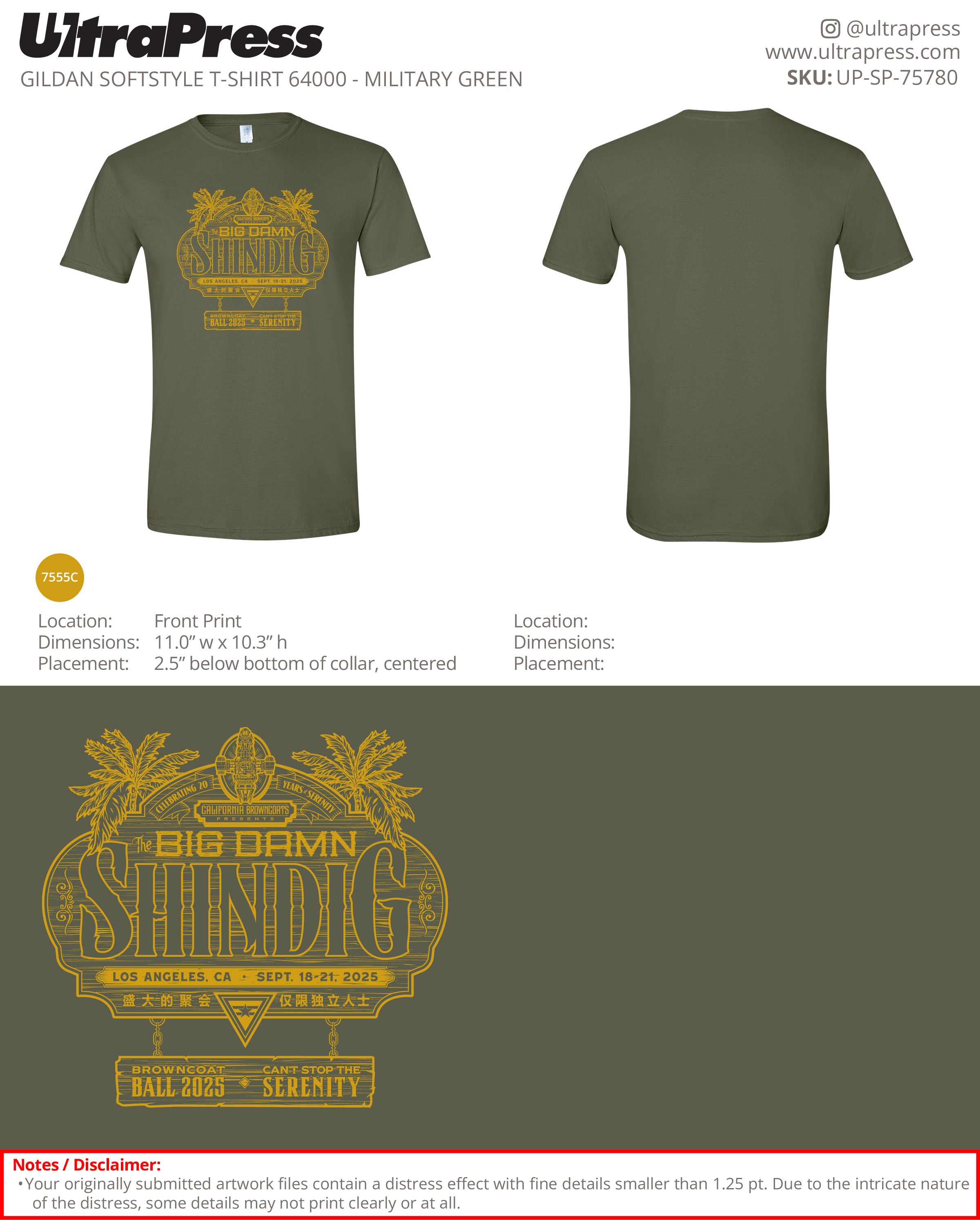 UP-SP-75780 Big Damn Shindig - Lynelle Miliate-Ha 100 Pieces Package (Bulk)