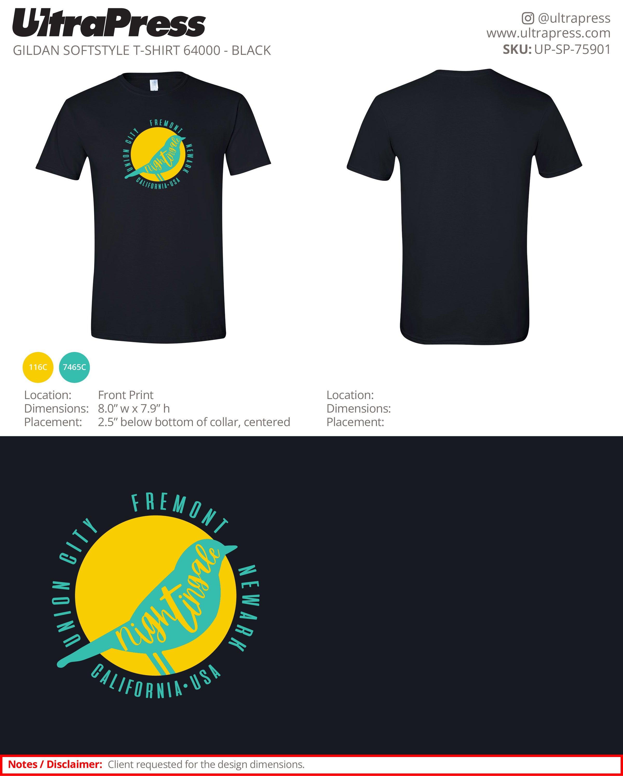 UP-SP-75901 Tri City Nightingale - Jo Jo 100 Min Qty (Bulk)