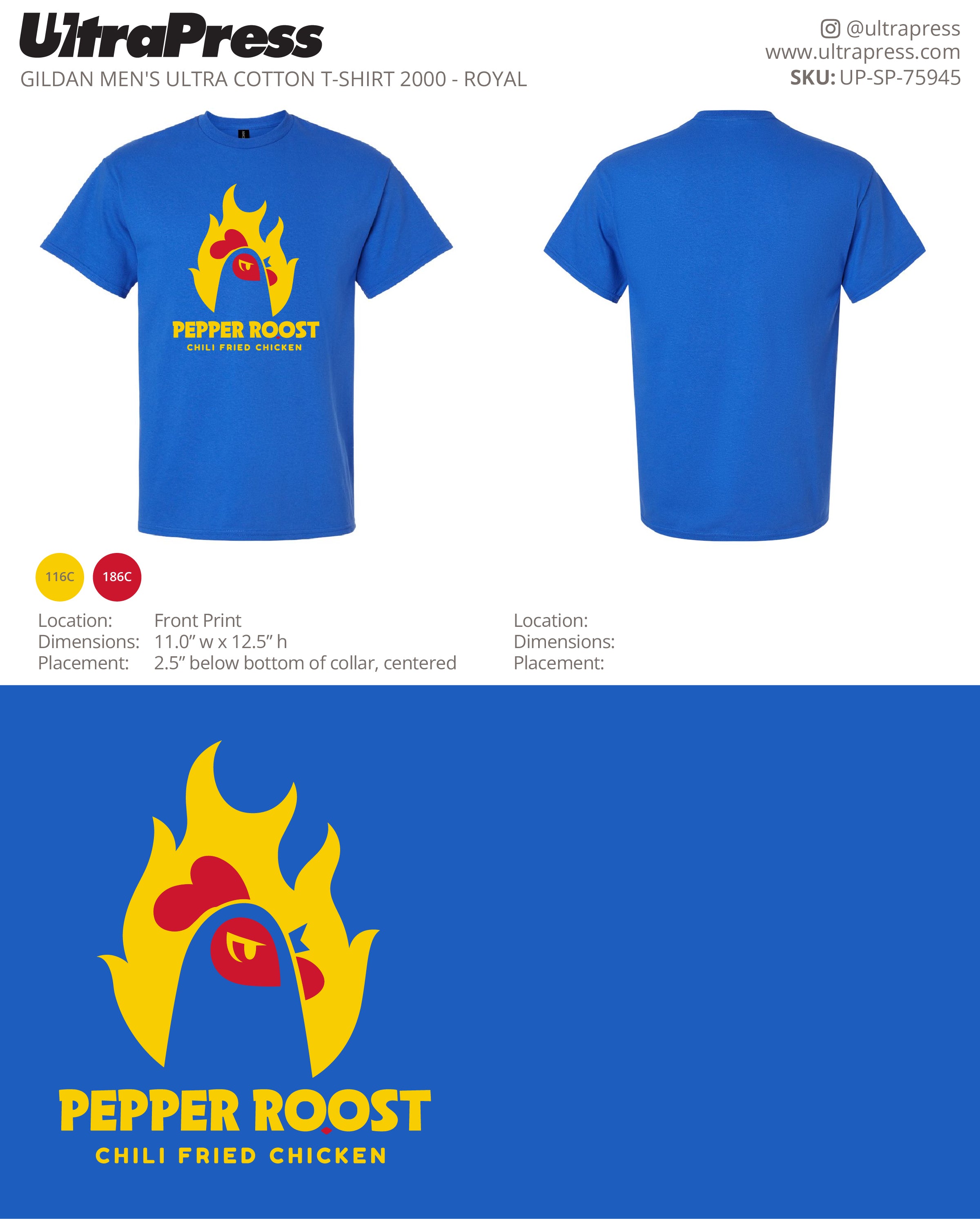 UP-SP-75945 Pepper Roost - Maika Pham 100 Min Qty (Bulk)