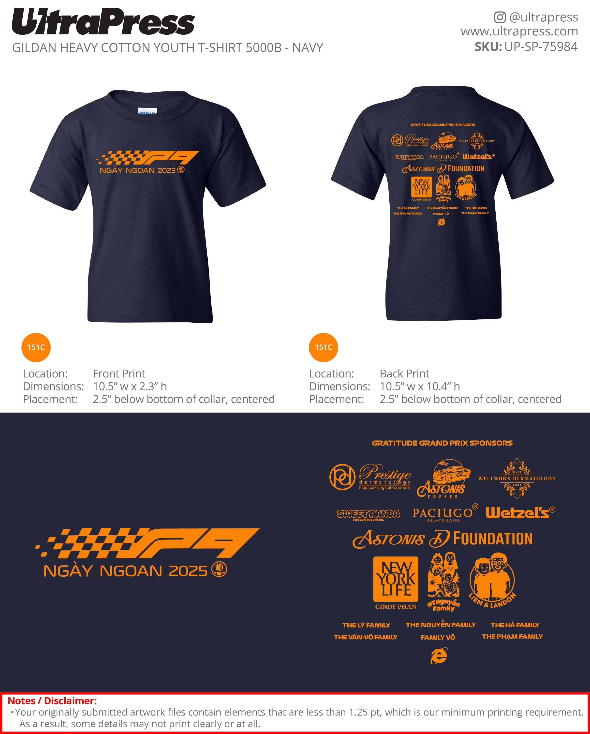 UP-SP-75984 Grand Prix Formula 1 - Phong Doan 100 Min Qty (Bulk)