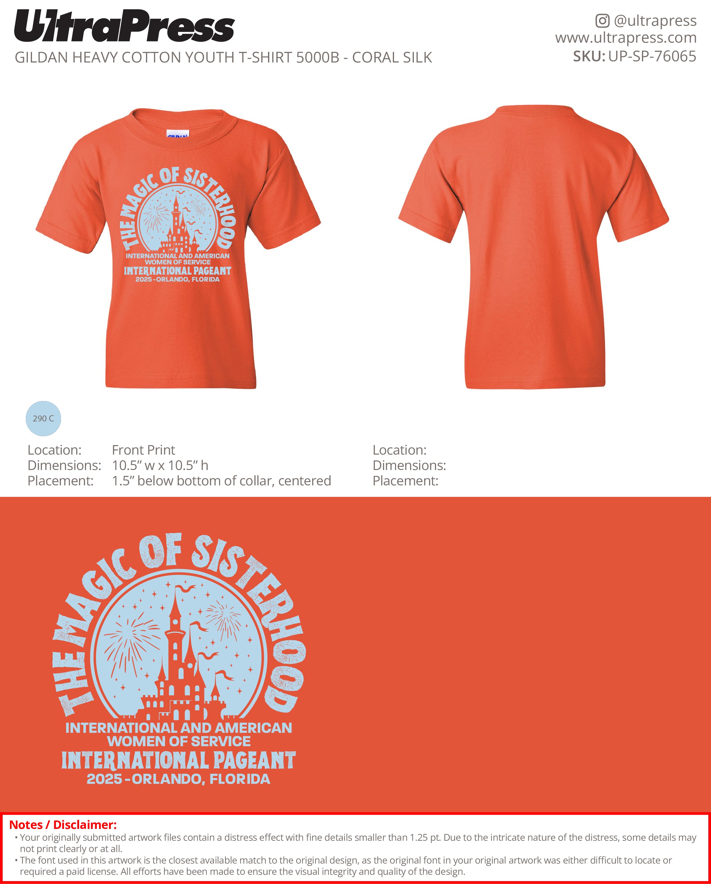 UP-SP-76065 The Magic of Sisterhood - Jasmine DeRier 100 Min Qty (Bulk)