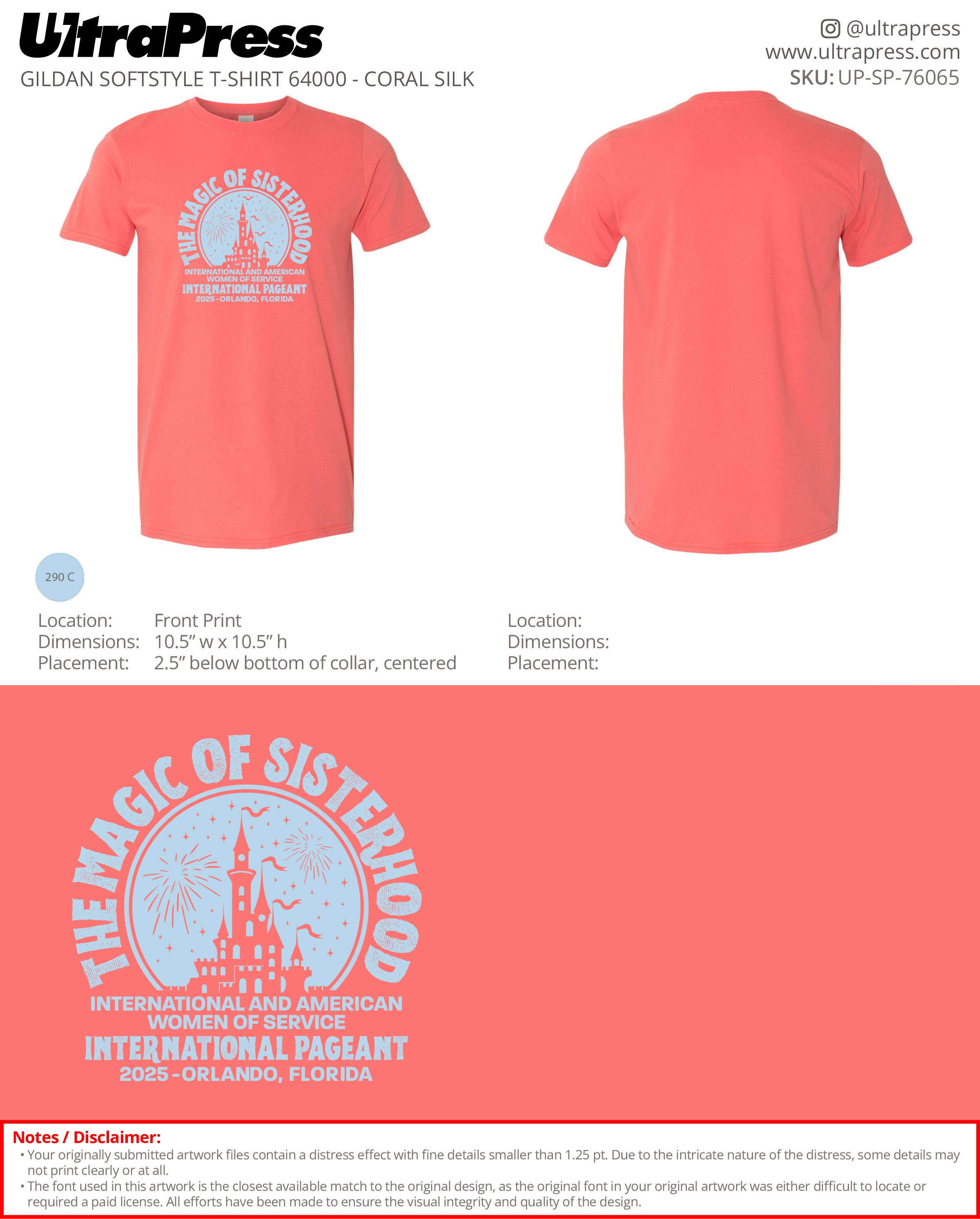 UP-SP-76065 The Magic of Sisterhood - Jasmine DeRier 100 Min Qty (Bulk)