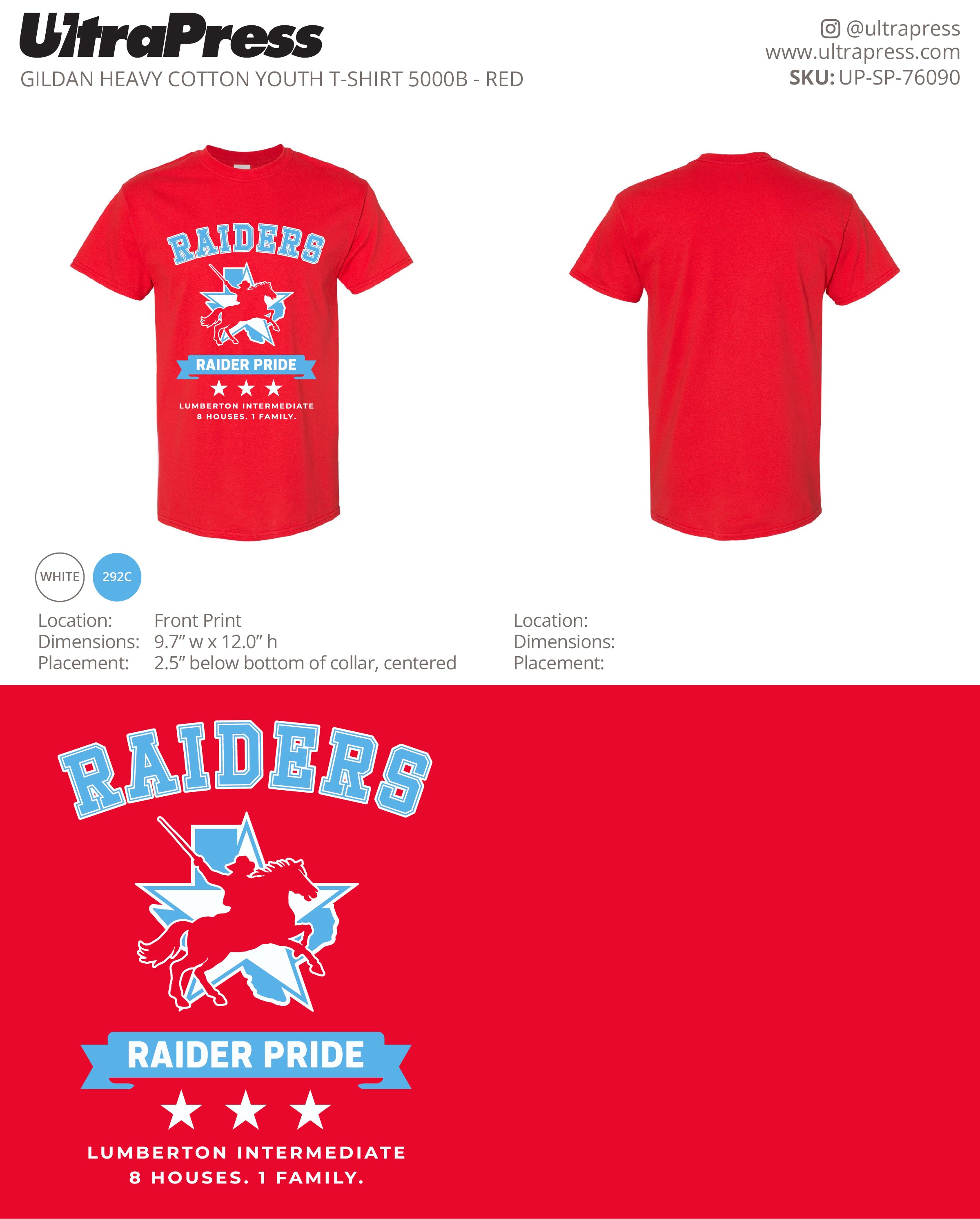 UP-SP-76090 Raiders Raider Pride - Jacey-Kay Carter 100 Min Qty (Bulk)