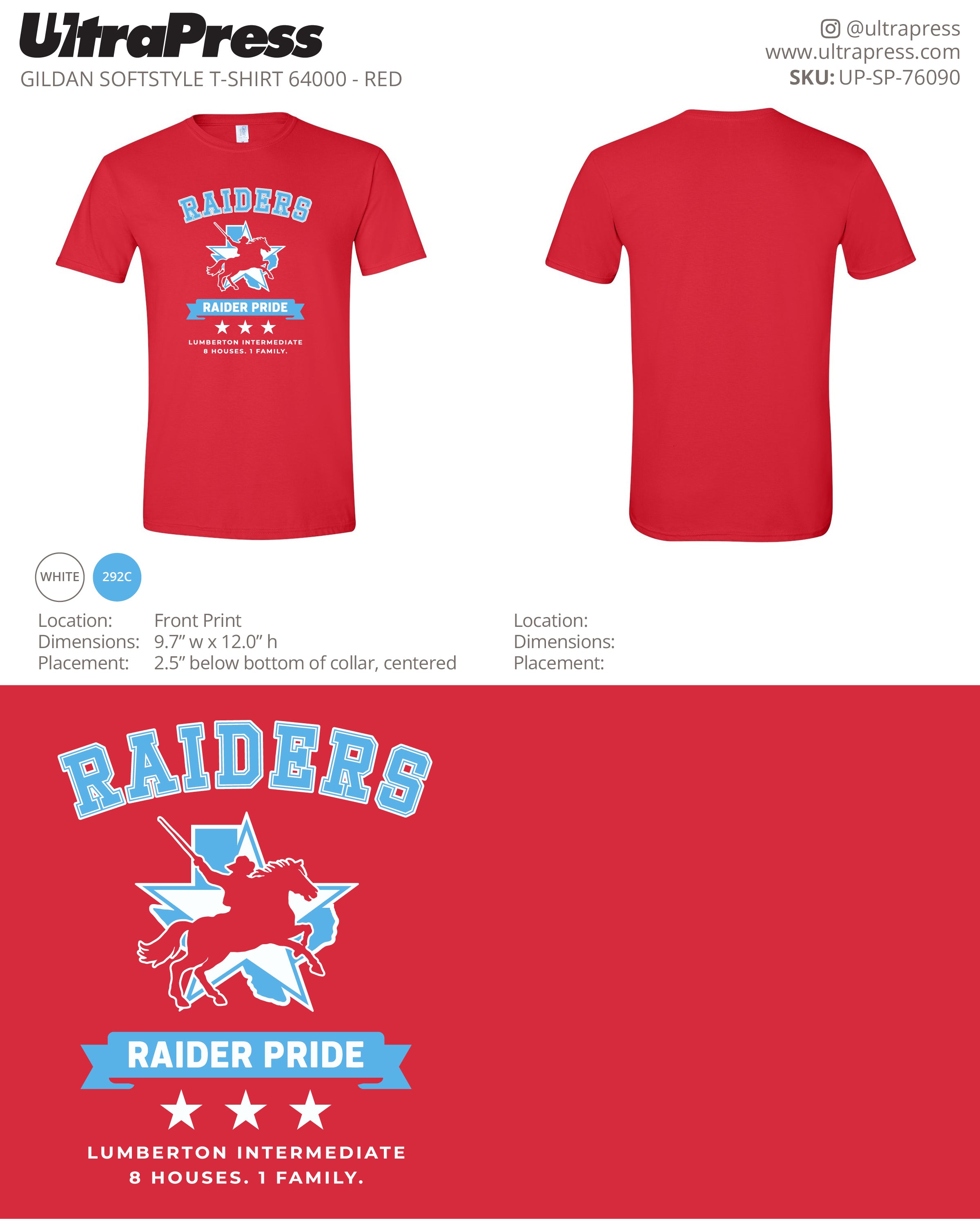 UP-SP-76090 Raiders Raider Pride - Jacey-Kay Carter 100 Min Qty (Bulk)