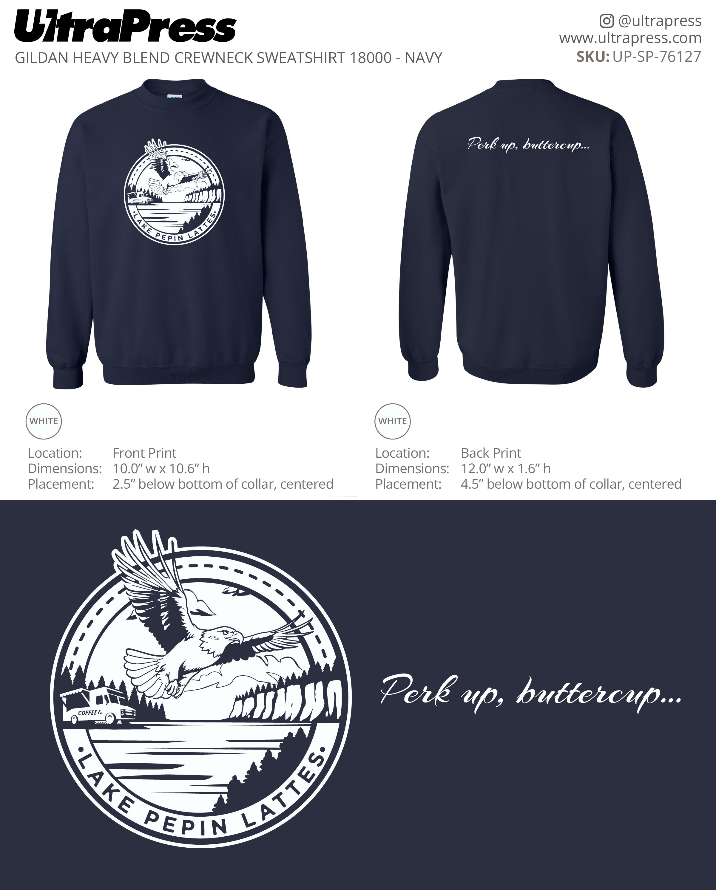 UP-SP-76127 Lake Pepin Lattes - Kyle Anderson 50 Pieces Package (Bulk)