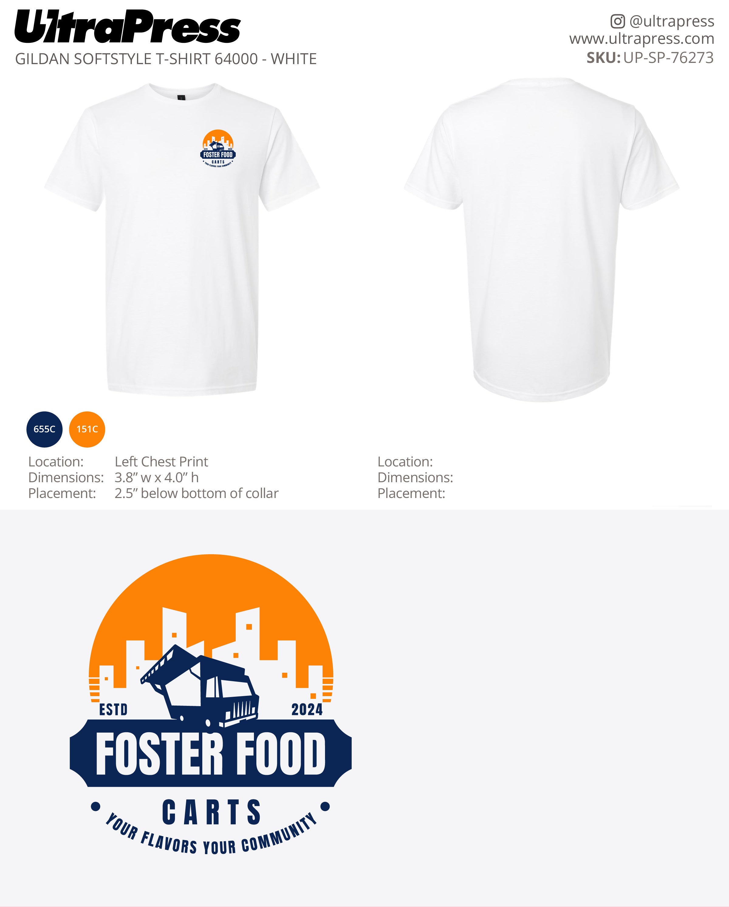 UP-SP-76273 Foster Food Carts - Nikhil Badwaik 100 Min Qty (Bulk)