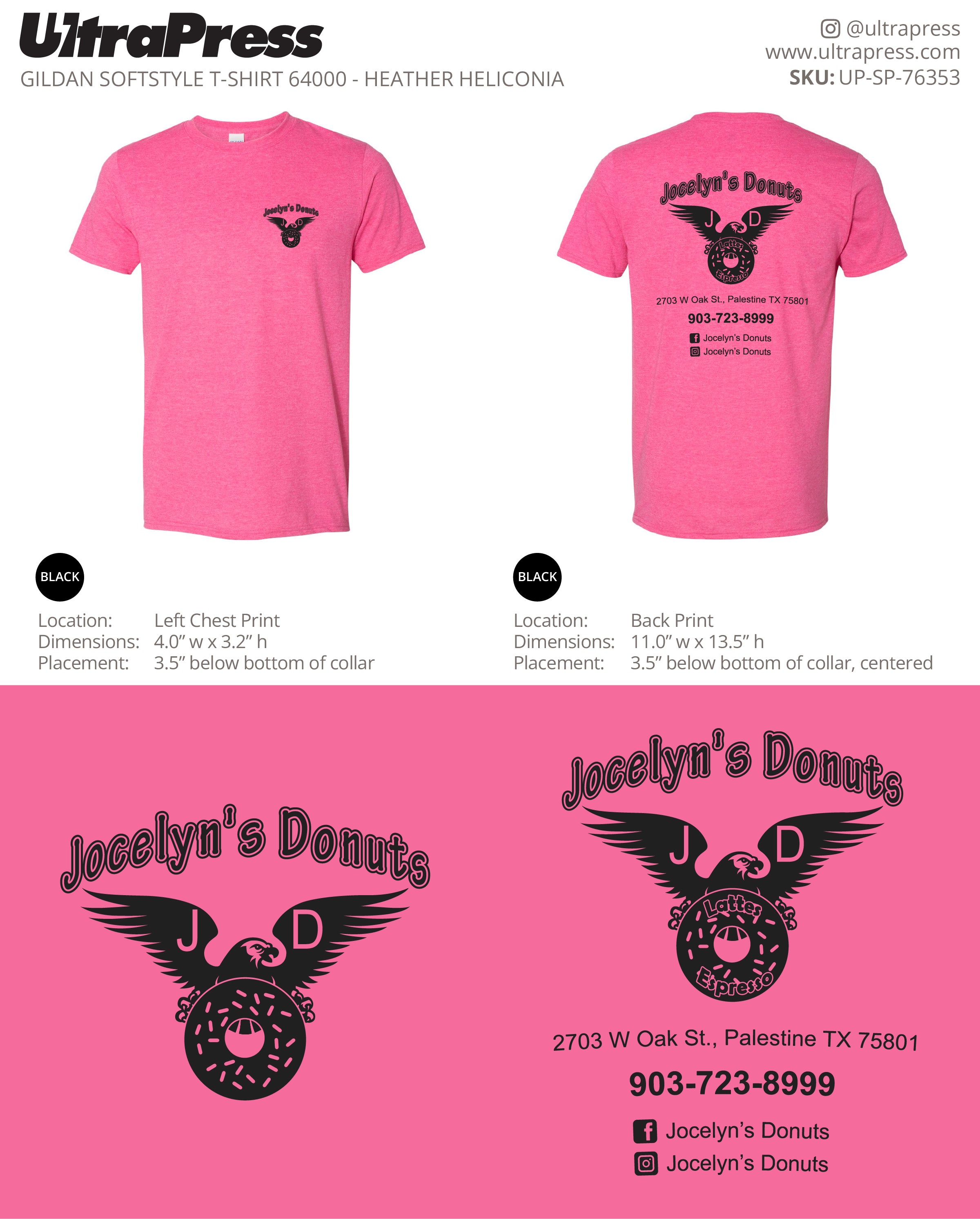 UP-SP-76353 Jocelyn's Donuts - Ly Sath 100 Min Qty (Bulk)