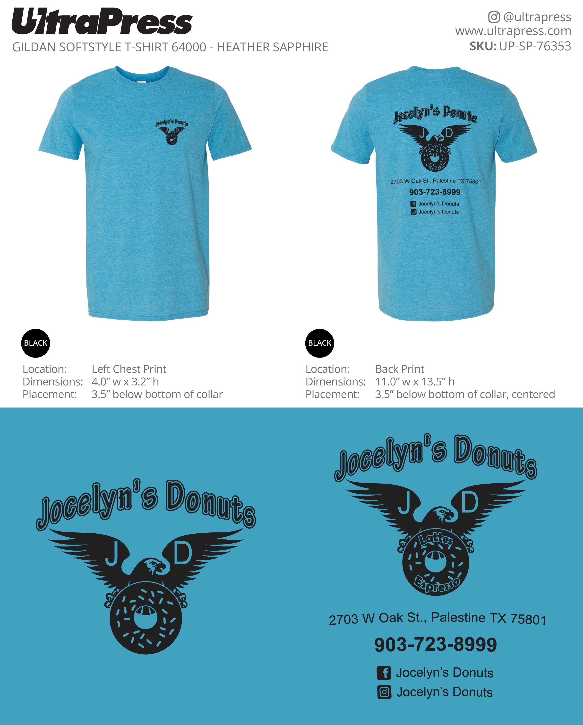 UP-SP-76353 Jocelyn's Donuts - Ly Sath 100 Min Qty (Bulk)
