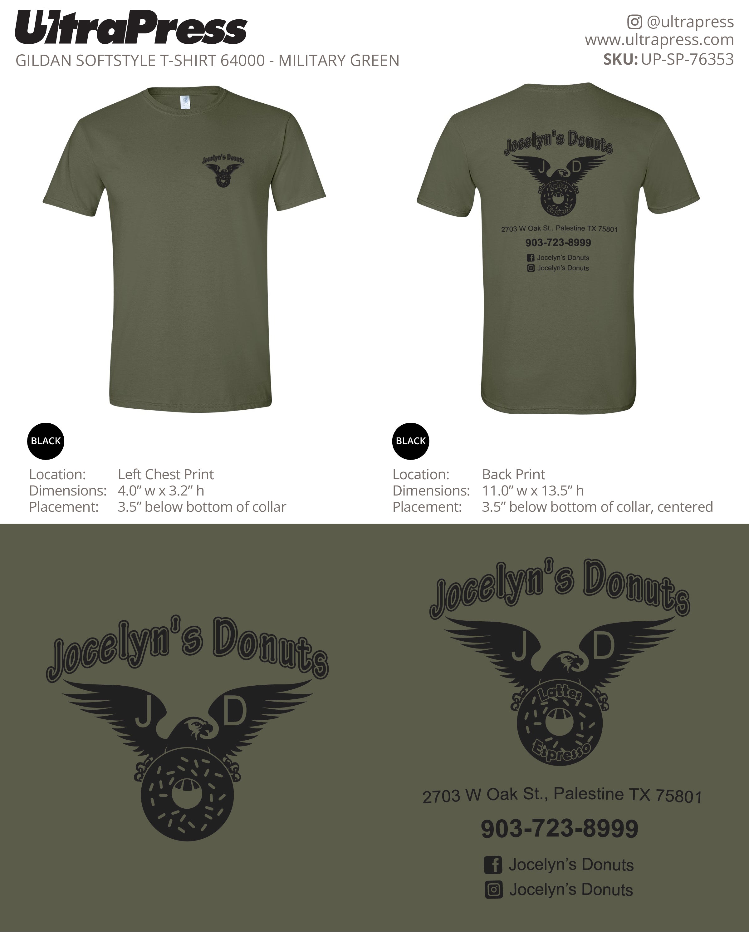 UP-SP-76353 Jocelyn's Donuts - Ly Sath 100 Min Qty (Bulk)
