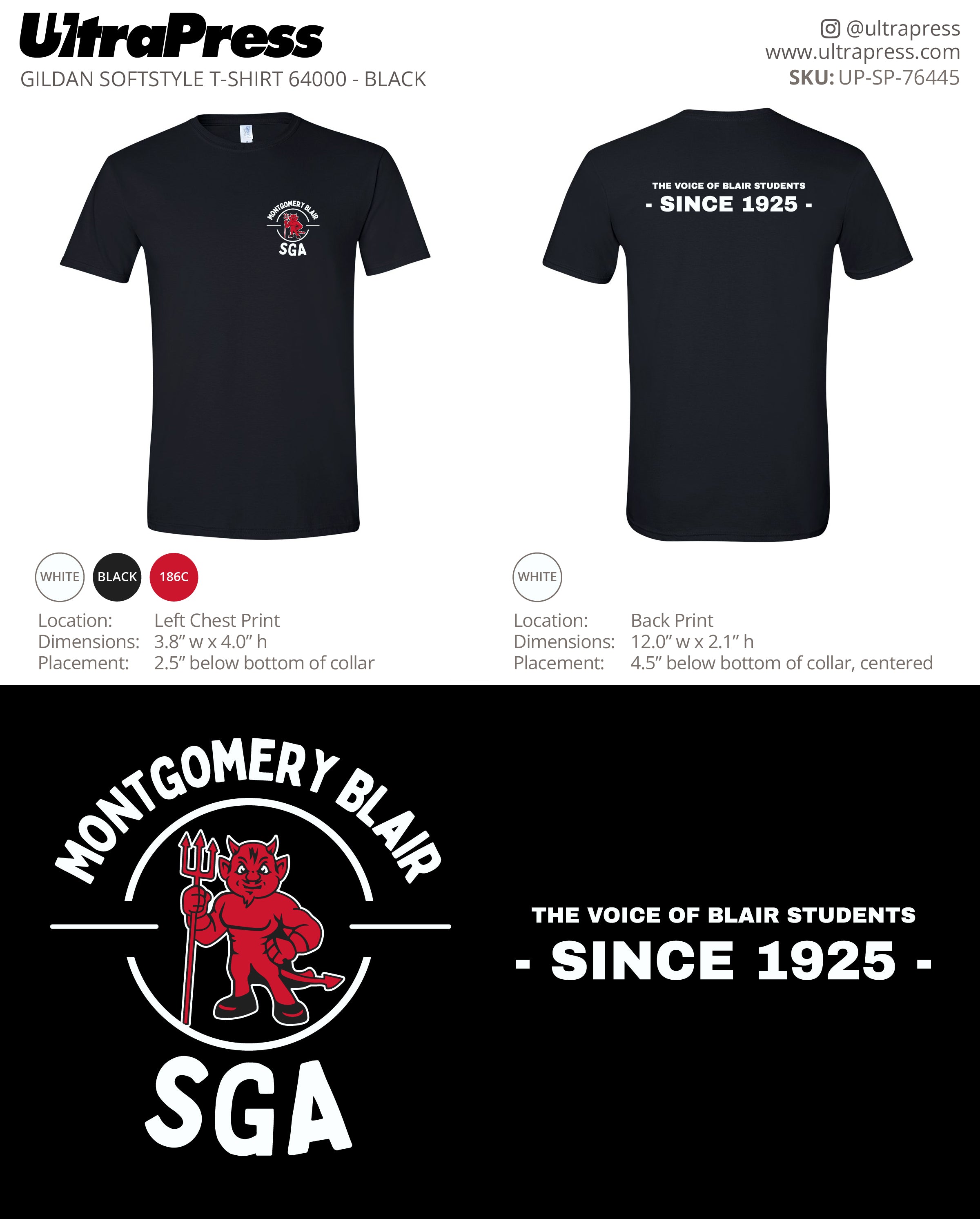 UP-SP-76445 Montgomery Blair SGA - Kevin Shindel 100 Min Qty (Bulk)