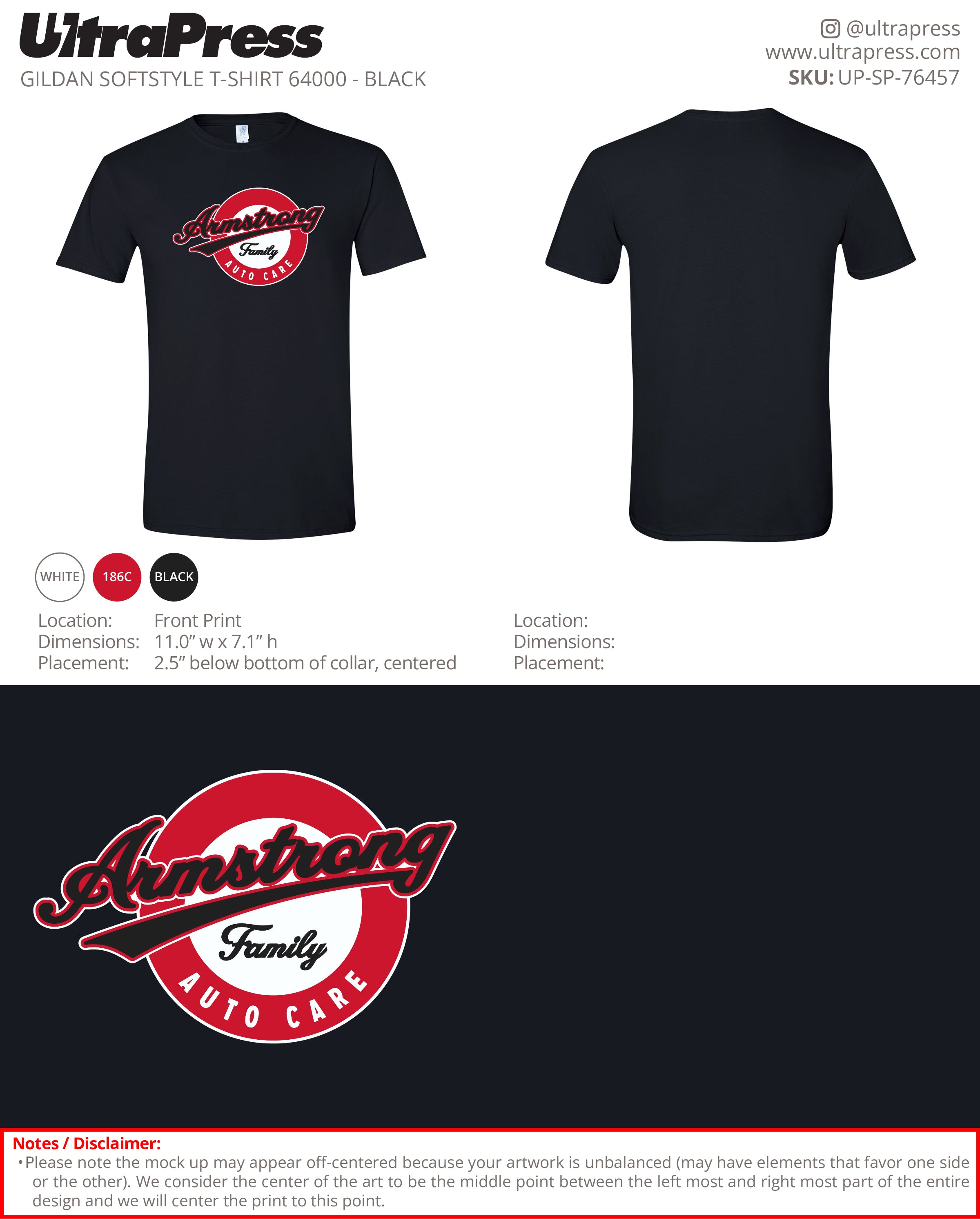 UP-SP-76457 Armstrong Family -  Alex Armstrong 50 Min Qty (Bulk)