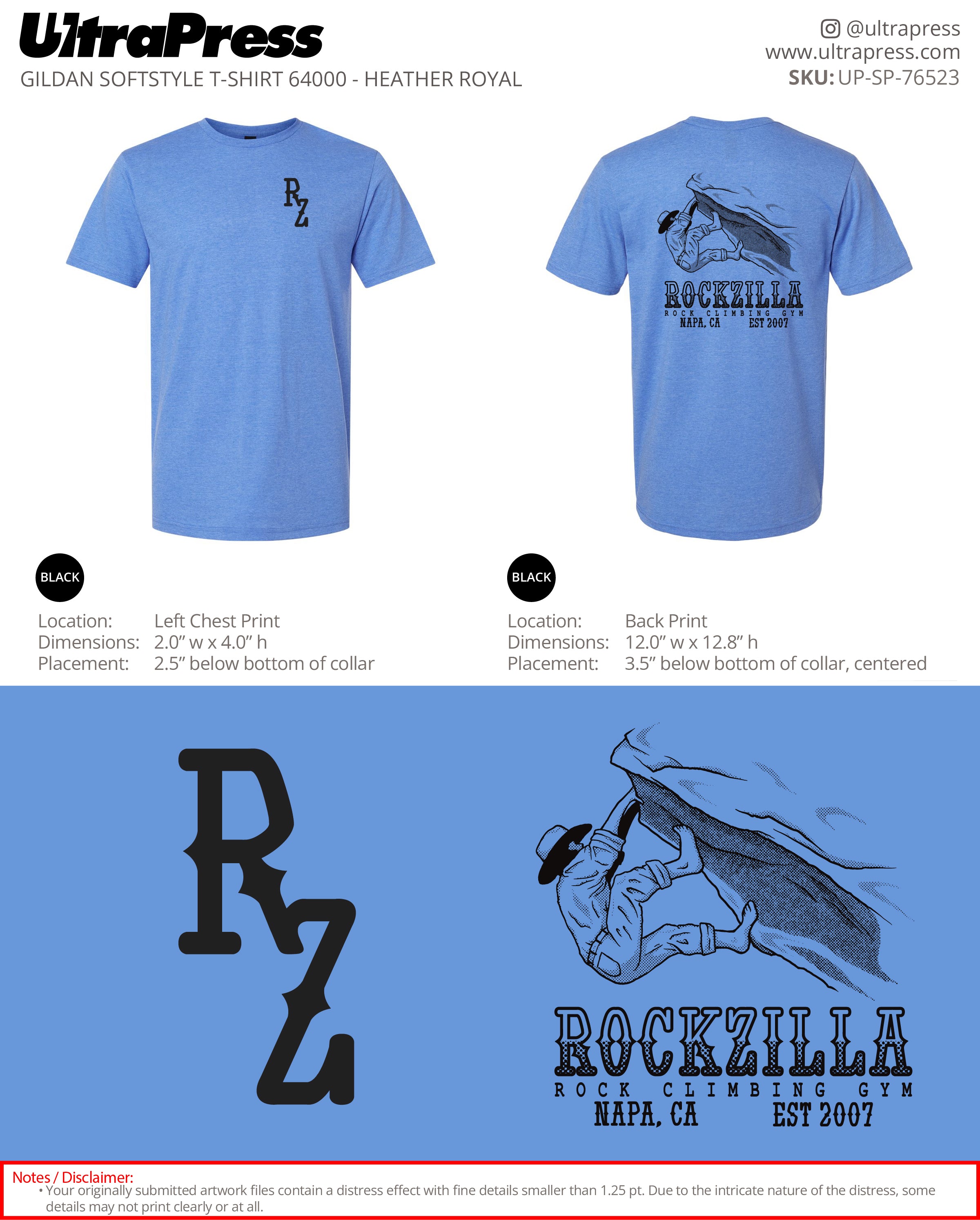 UP-SP-76523 Rockzilla - Dylan Robertson 100 Pieces Package Deal (Bulk)