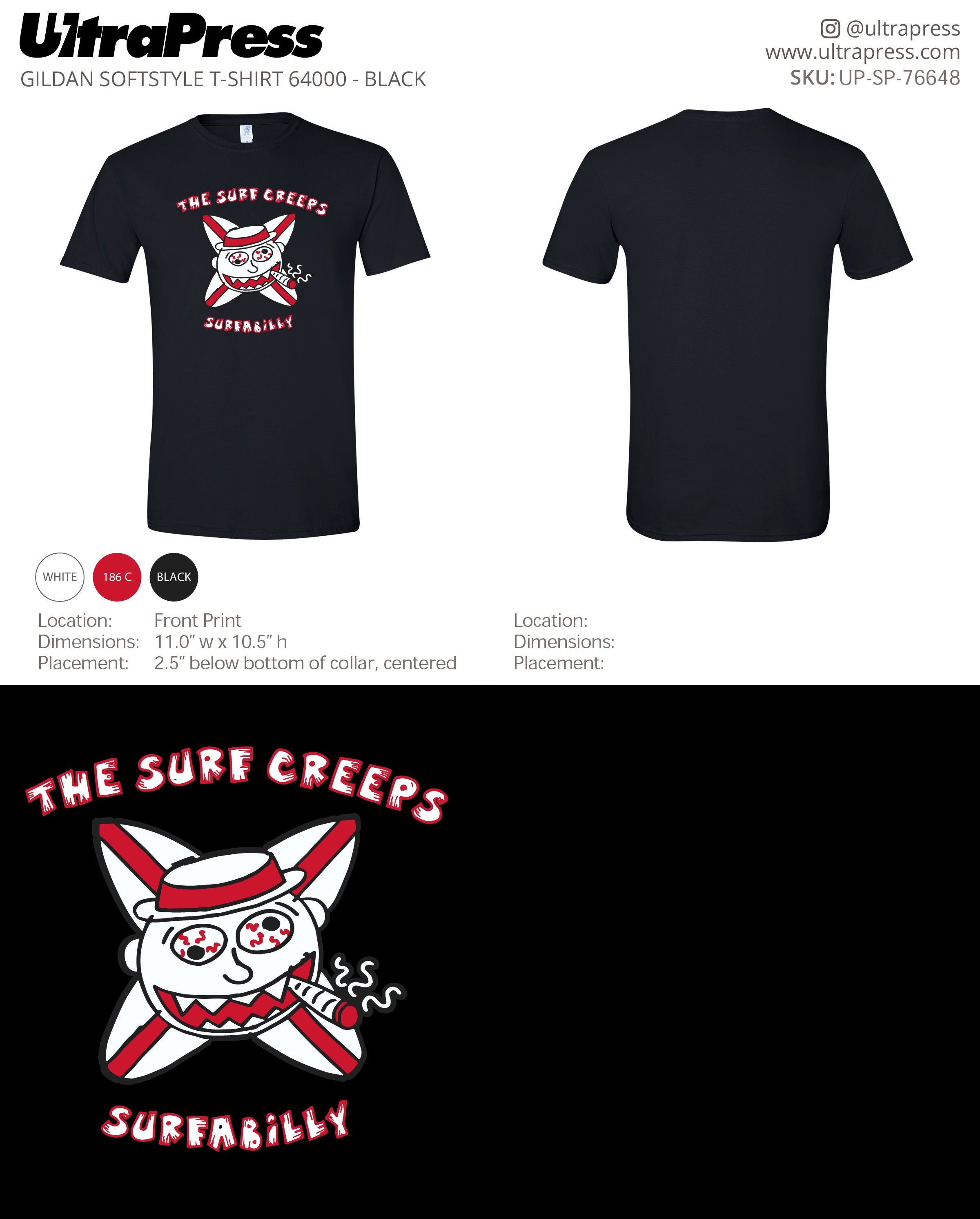 UP-SP-76648 The Surf Creeps - Lenny Fortunato 100 Min Qty (Bulk)