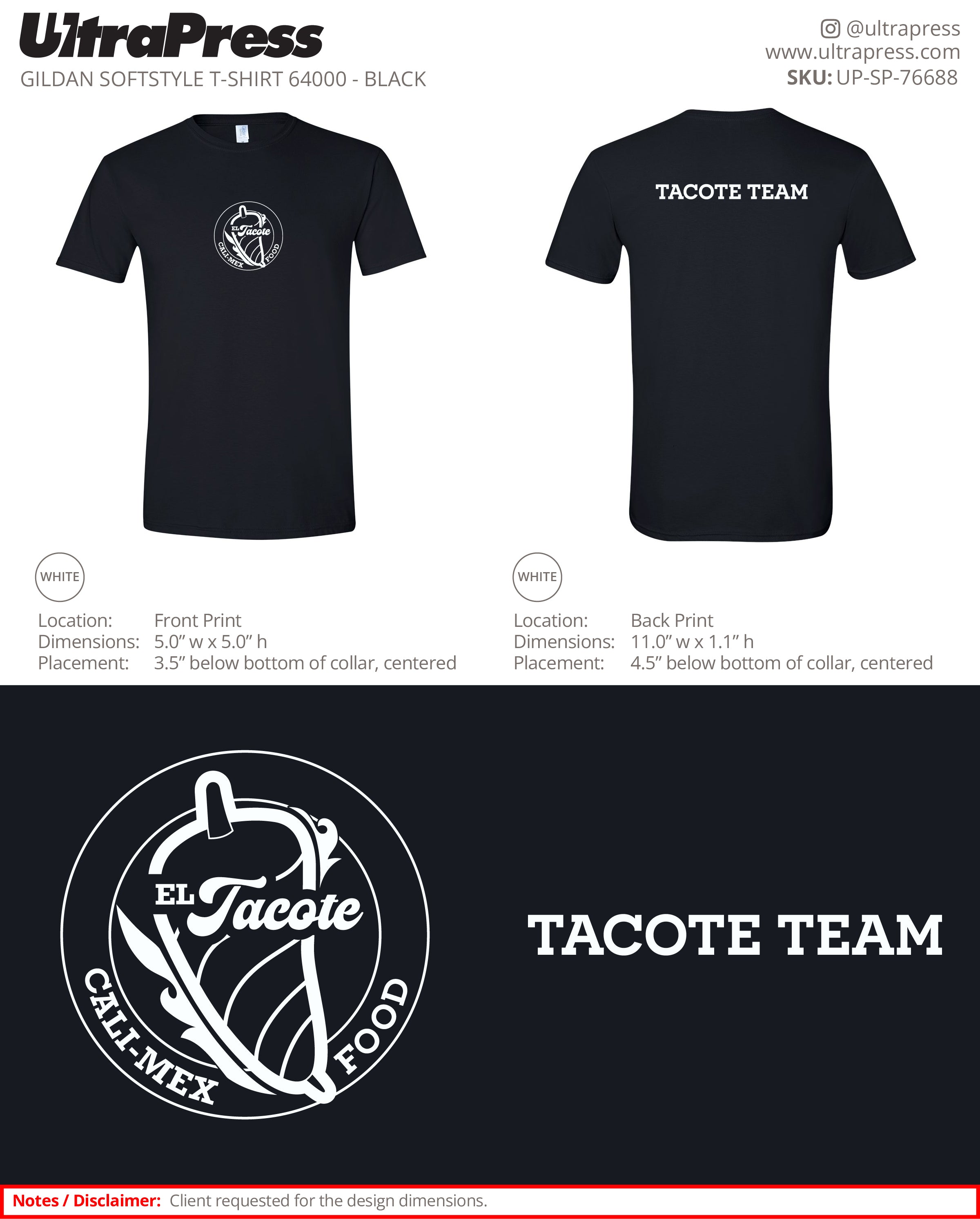 UP-SP-76688 El Tacote - Susana Parocua 100 Min Qty (Bulk)