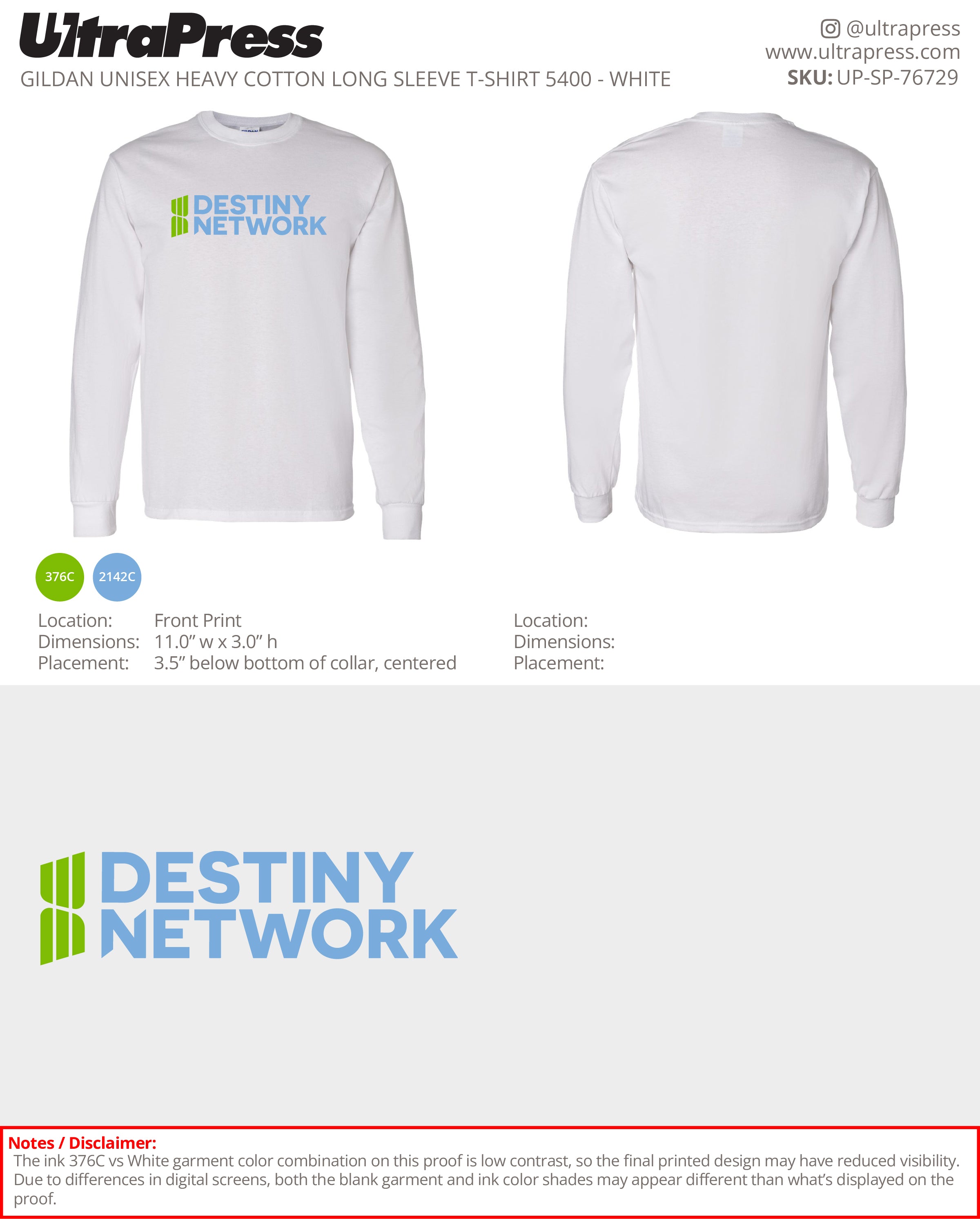 UP-SP-76729 Destiny Network - Tony Rivera 24 Min Qty (Bulk)