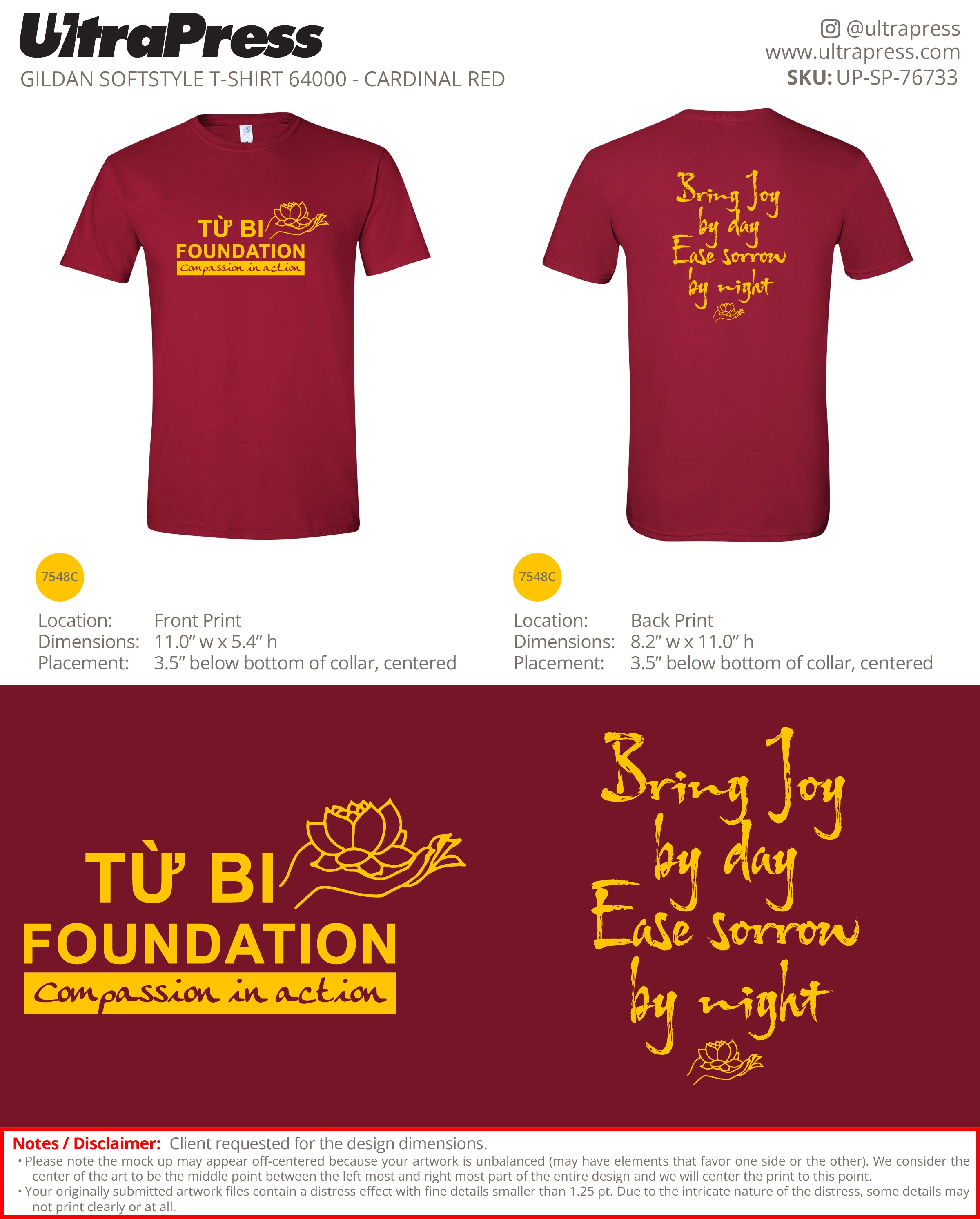 UP-SP-76733 Tu Bi Foundation - Lieu Duyen 100 Min Qty (Bulk)