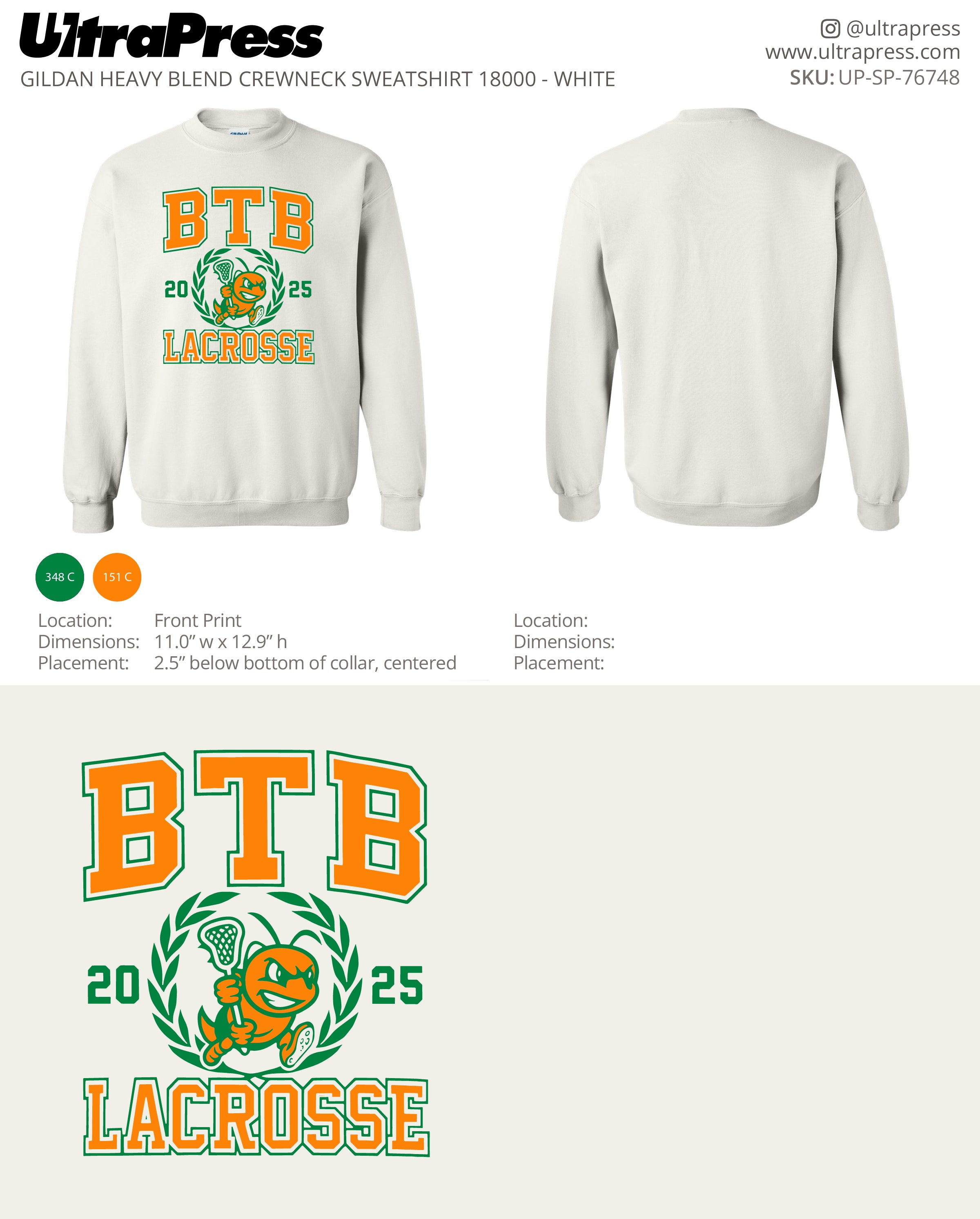 UP-SP-76748 BTB Lacrosse - Stacey Myers 50 Pieces Package (Bulk)