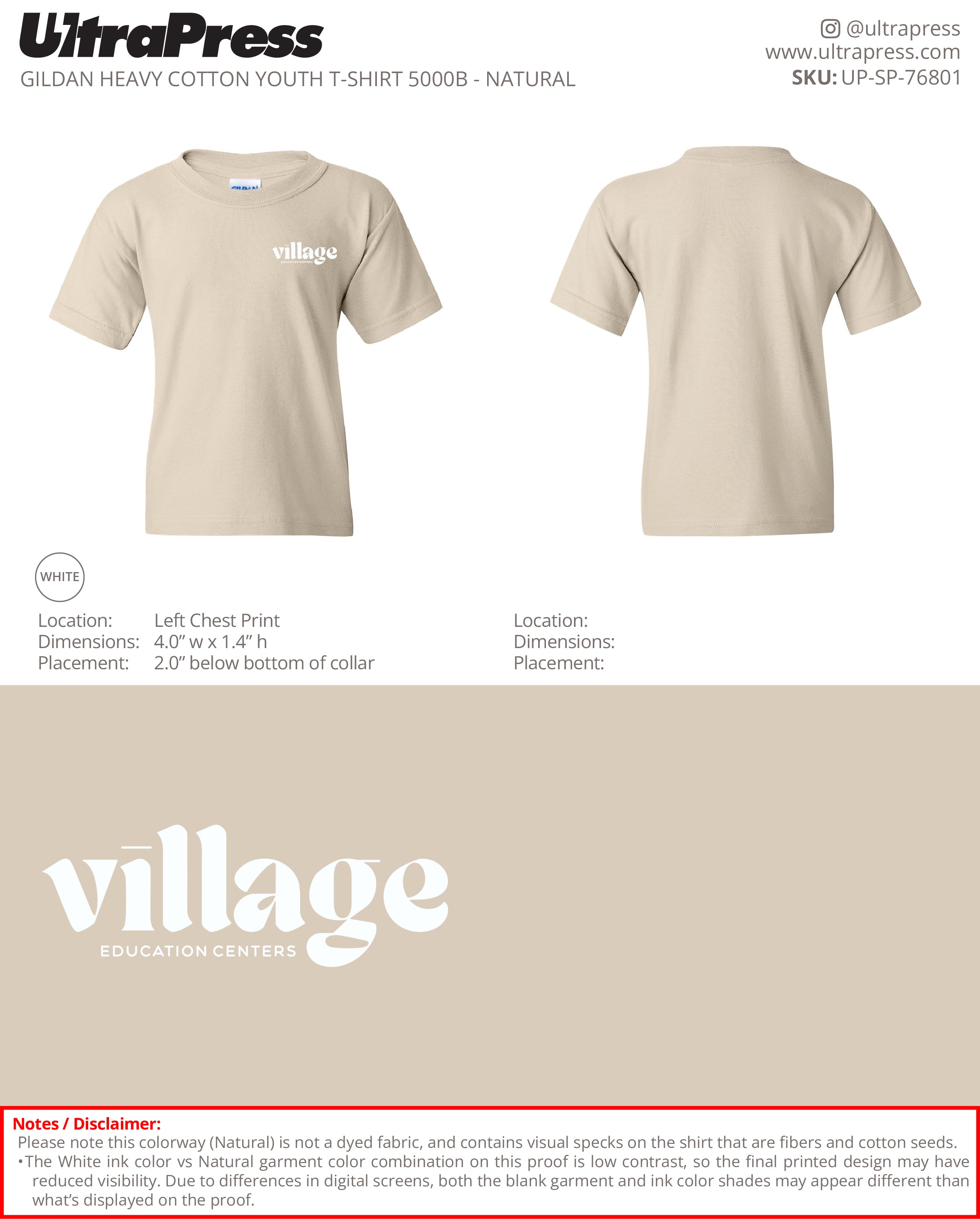 UP-SP-76801 Village Education Centers - Erica Harper 100 Pieces Package (Bulk)