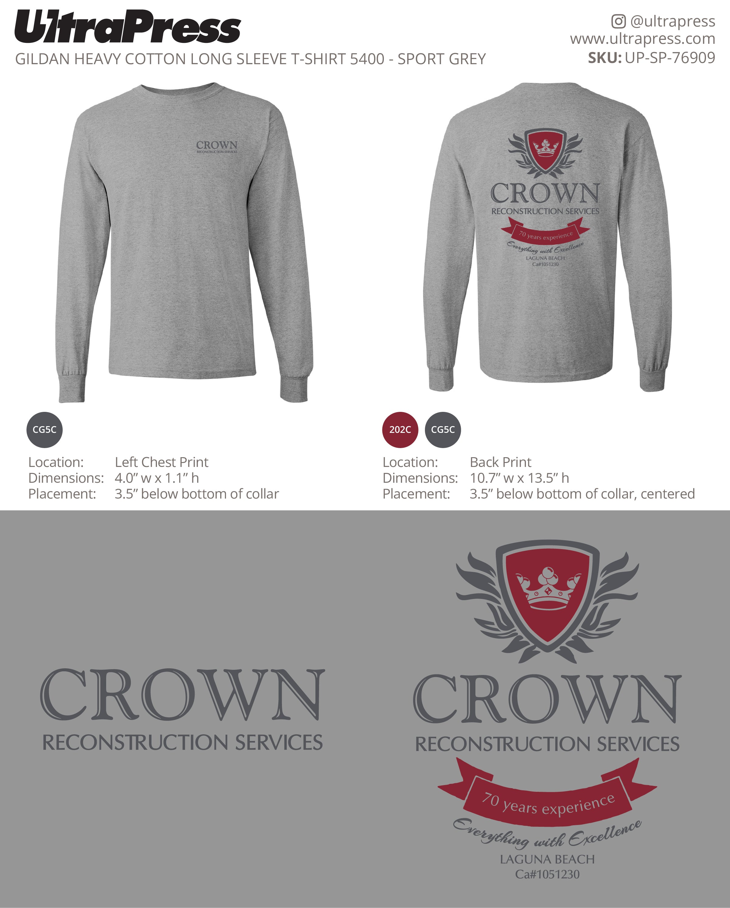 UP-SP-76909 Crown Reconstruction Services - Ryan Bartholomew 50 Min Qty (Bulk)