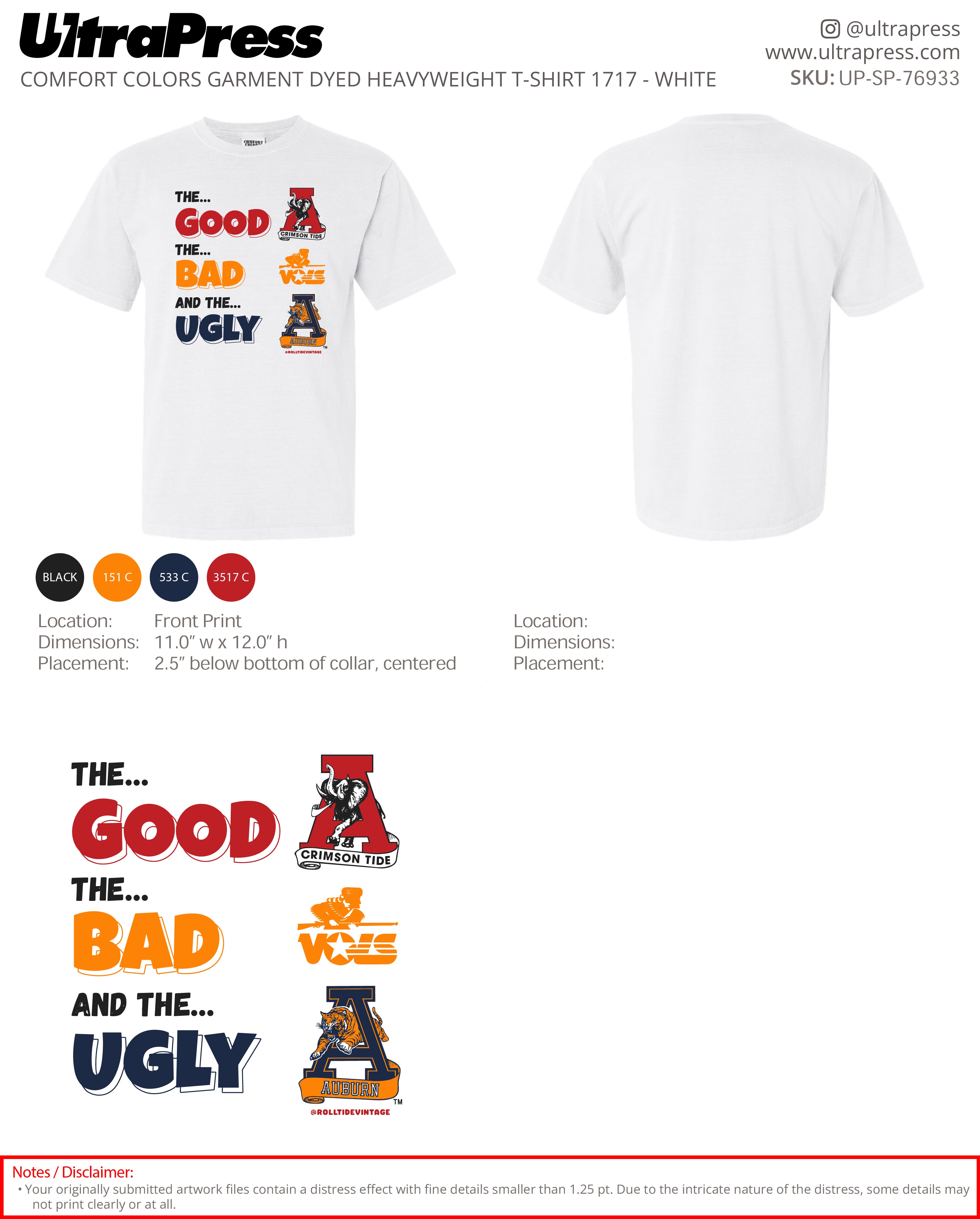 UP-SP-76933 The Good, The Bad, and The Ugly - Blake Ander 24 Min Qty (Bulk)